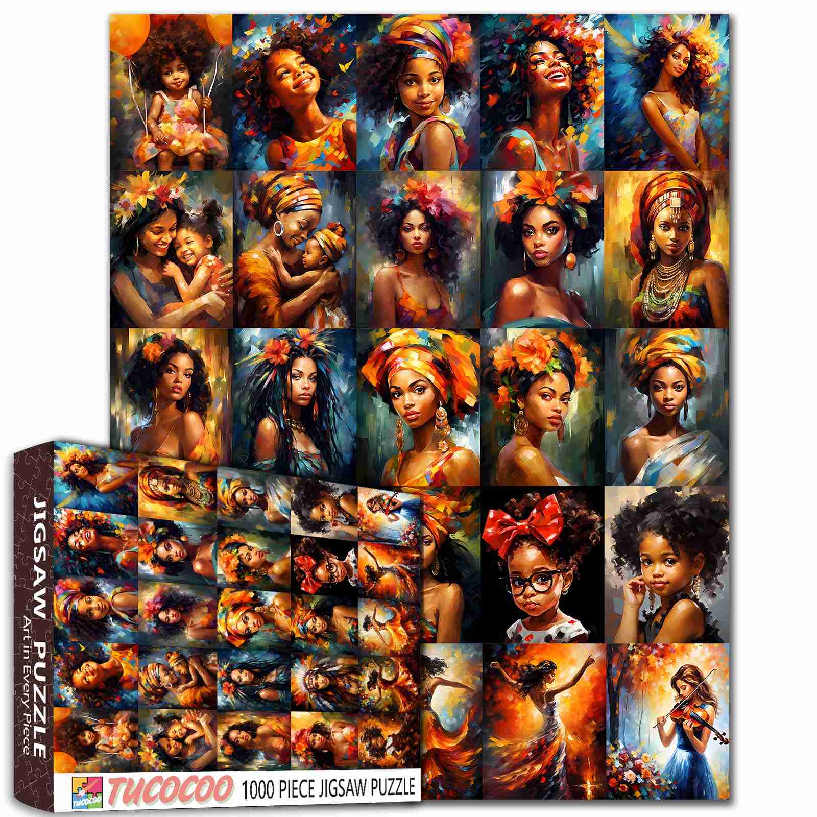 tucocoo-expressions-of-beauty-puzzle-1000-teile-frauen image 1