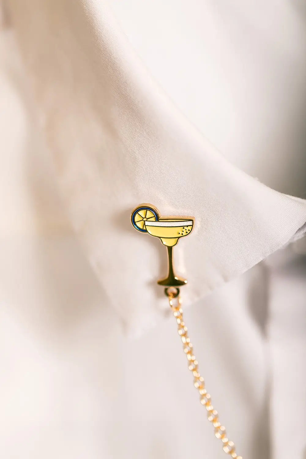 all-the-ways-to-say-margarita-chain-pins-gold-emaille-duo image 3