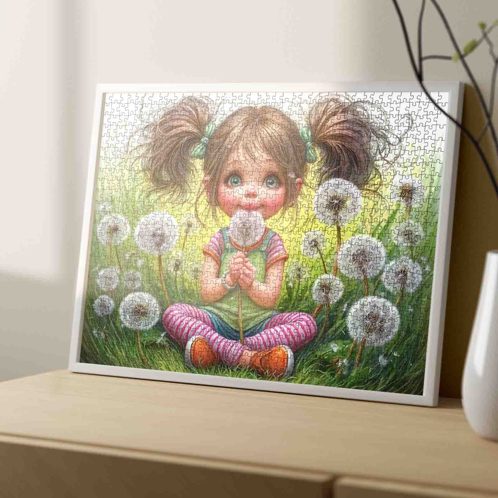 tucocoo-cute-cartoon-girl-pusteblume-puzzle-1000-teile image 4