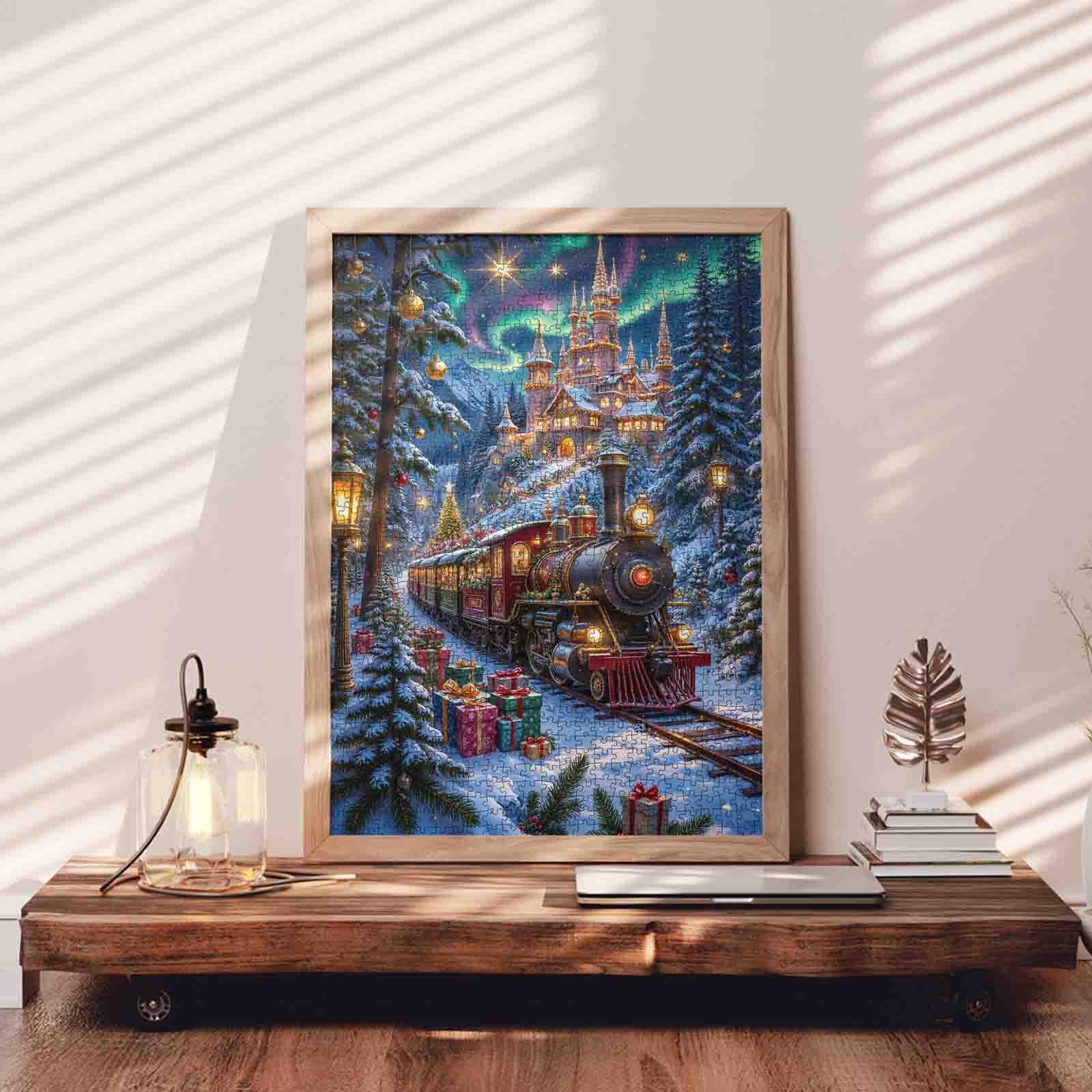 tucocoo-christmas-train-castle-puzzle-1000-teile-weihnachten image 3