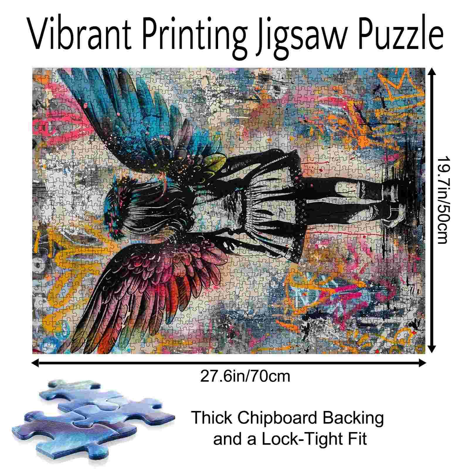tucocoo-angel-wings-little-girl-puzzle-1000-teile-graffiti image 5