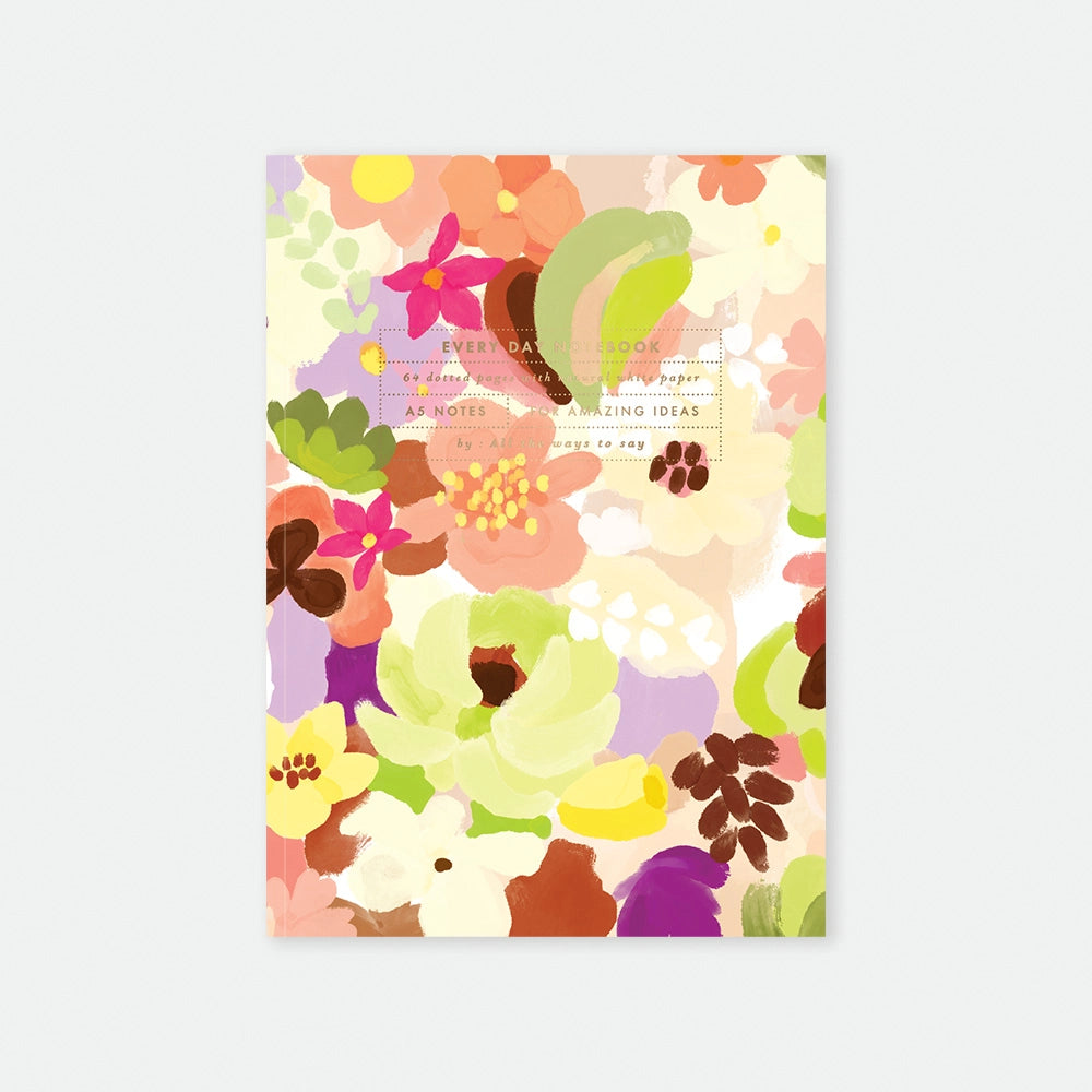 all-the-ways-to-say-spring-sweets-notizbuch-a5-blumen image 1
