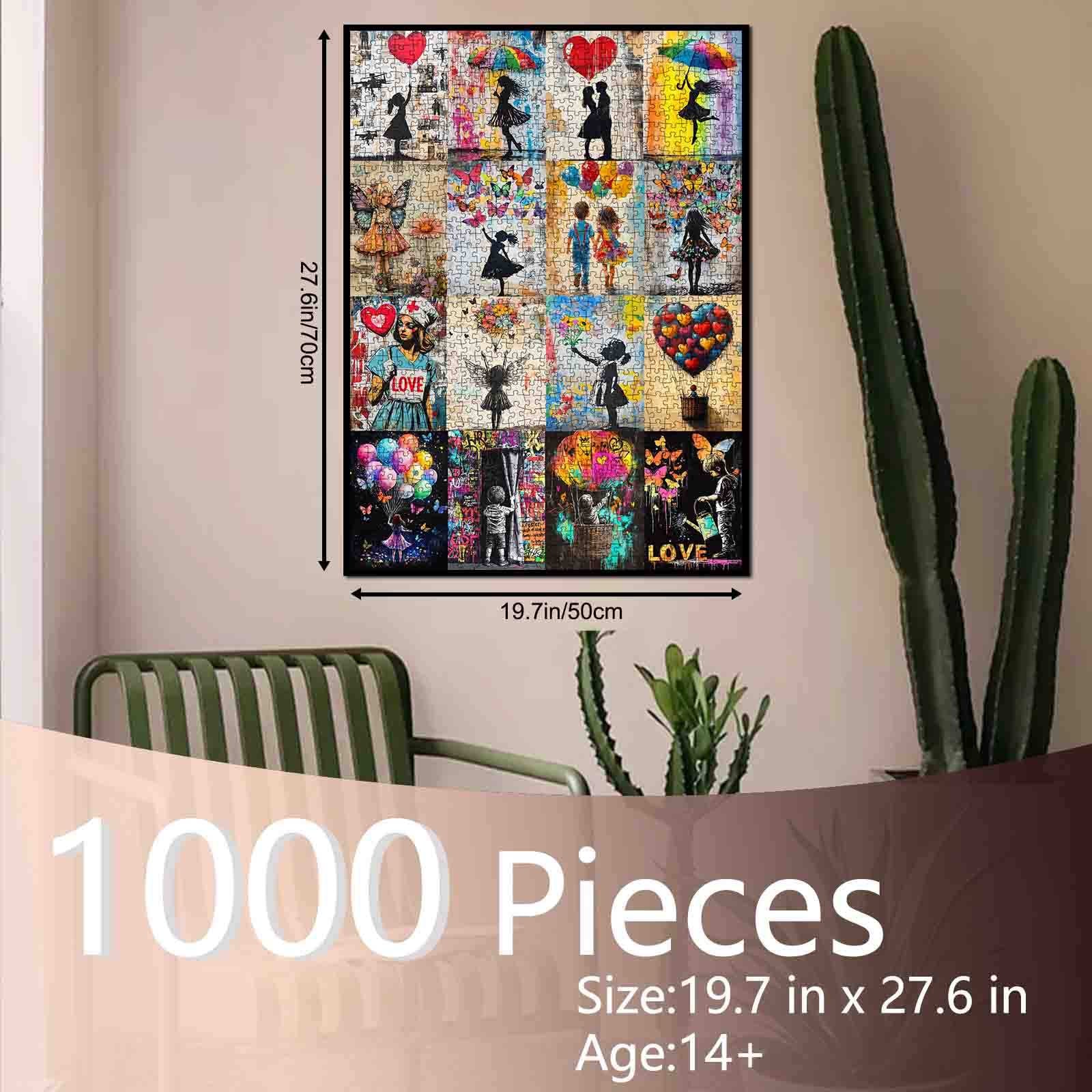tucocoo-silhouette-love-graffiti-puzzle-1000-teile-collage image 5