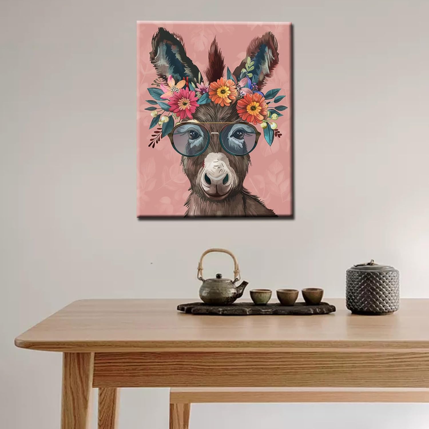 tucocoo-donkey-malen-nach-zahlen-40x50-cm-esel-ohne-rahmen image 2