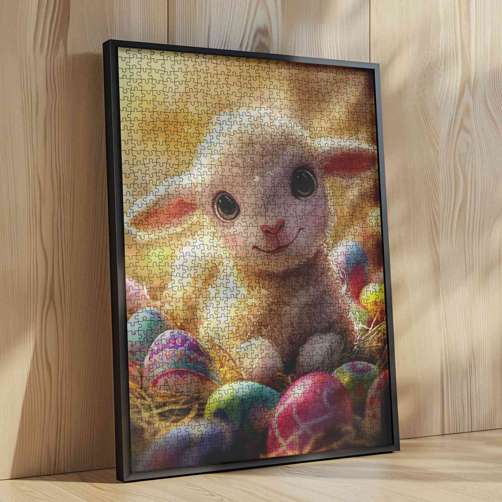 tucocoo-easter-lamb-and-colorful-eggs-puzzle-1000-teile-ostern image 4