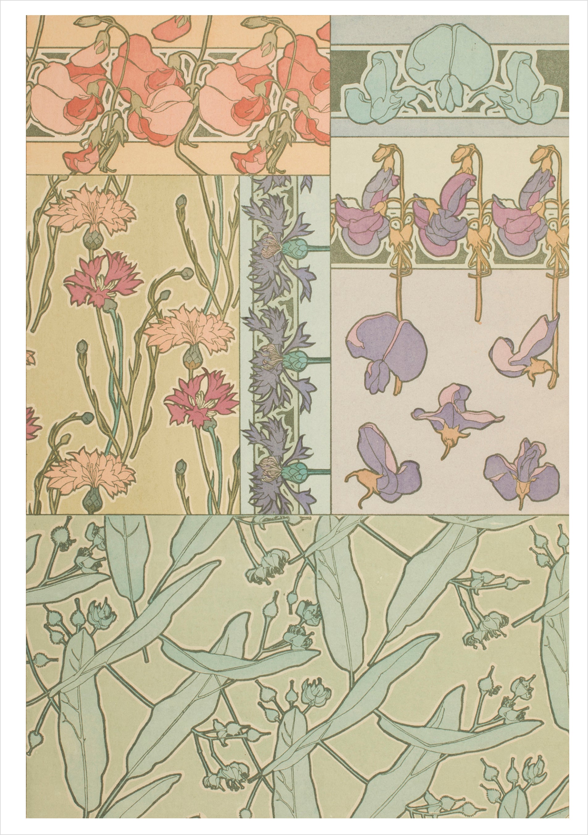 pomegranate-alphonse-mucha-decorative-designs-grusskarten-set image 5