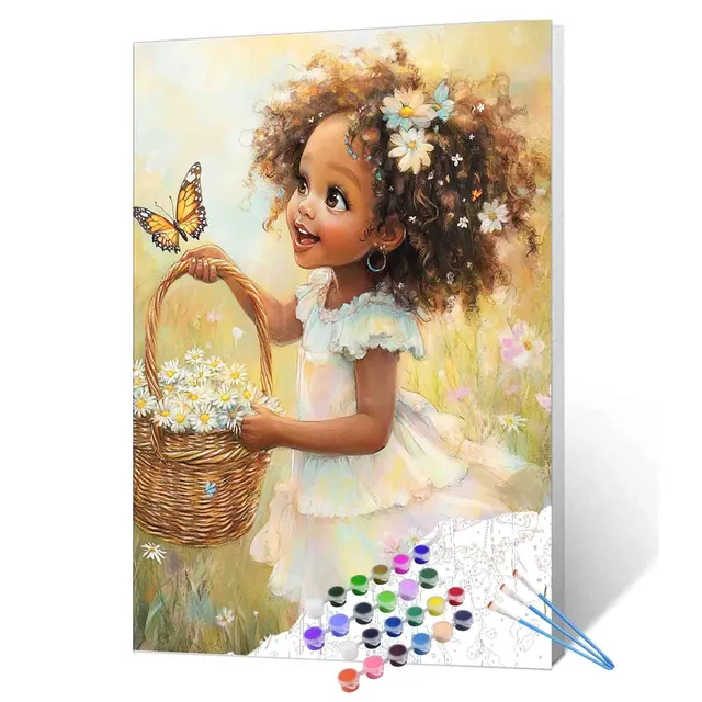 tucocoo-joyful-daisy-girl-malen-nach-zahlen-40x50-m-dchen image 1