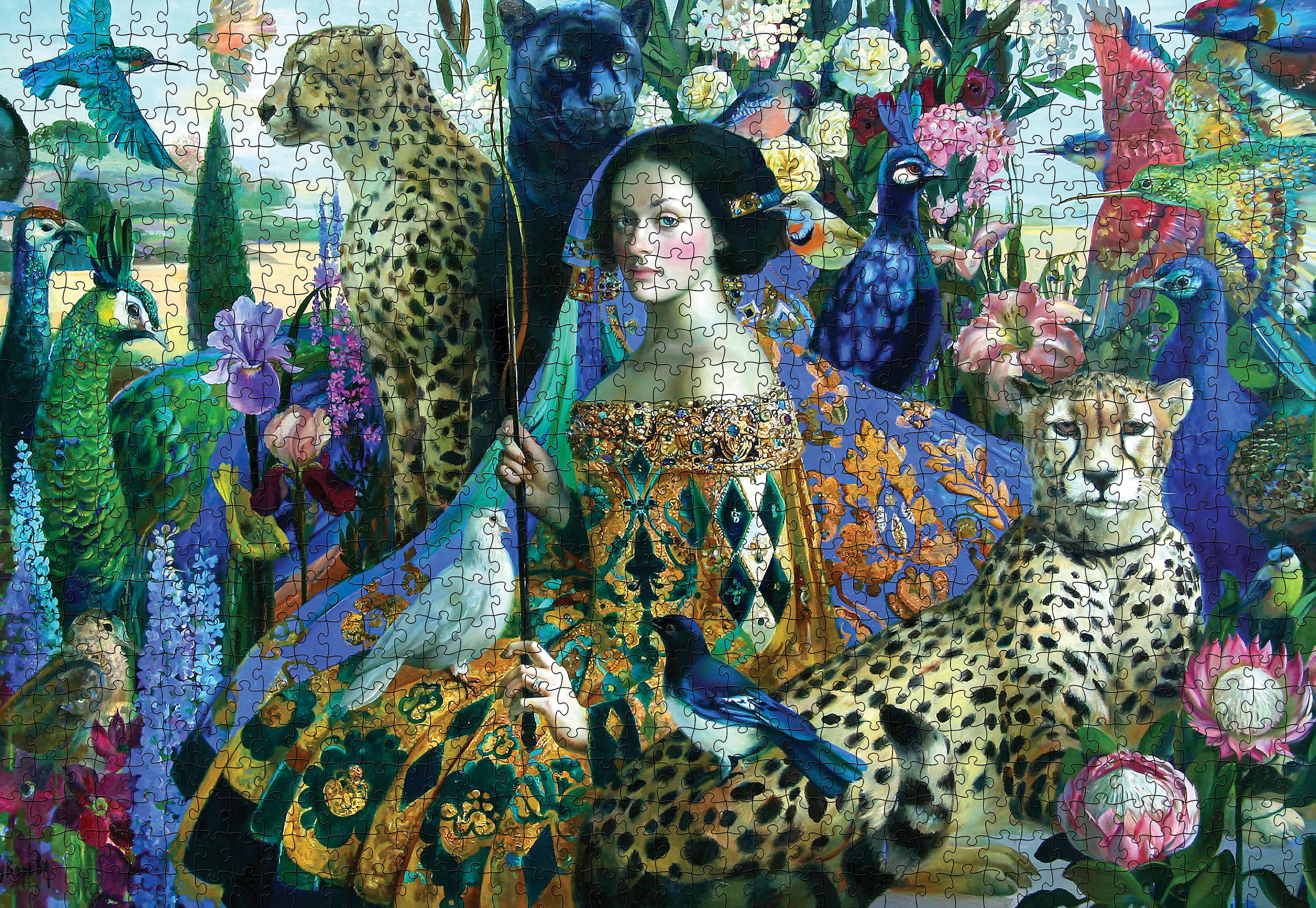 pomegranate-suvorova-the-tamer-puzzle-1000-teile image 2