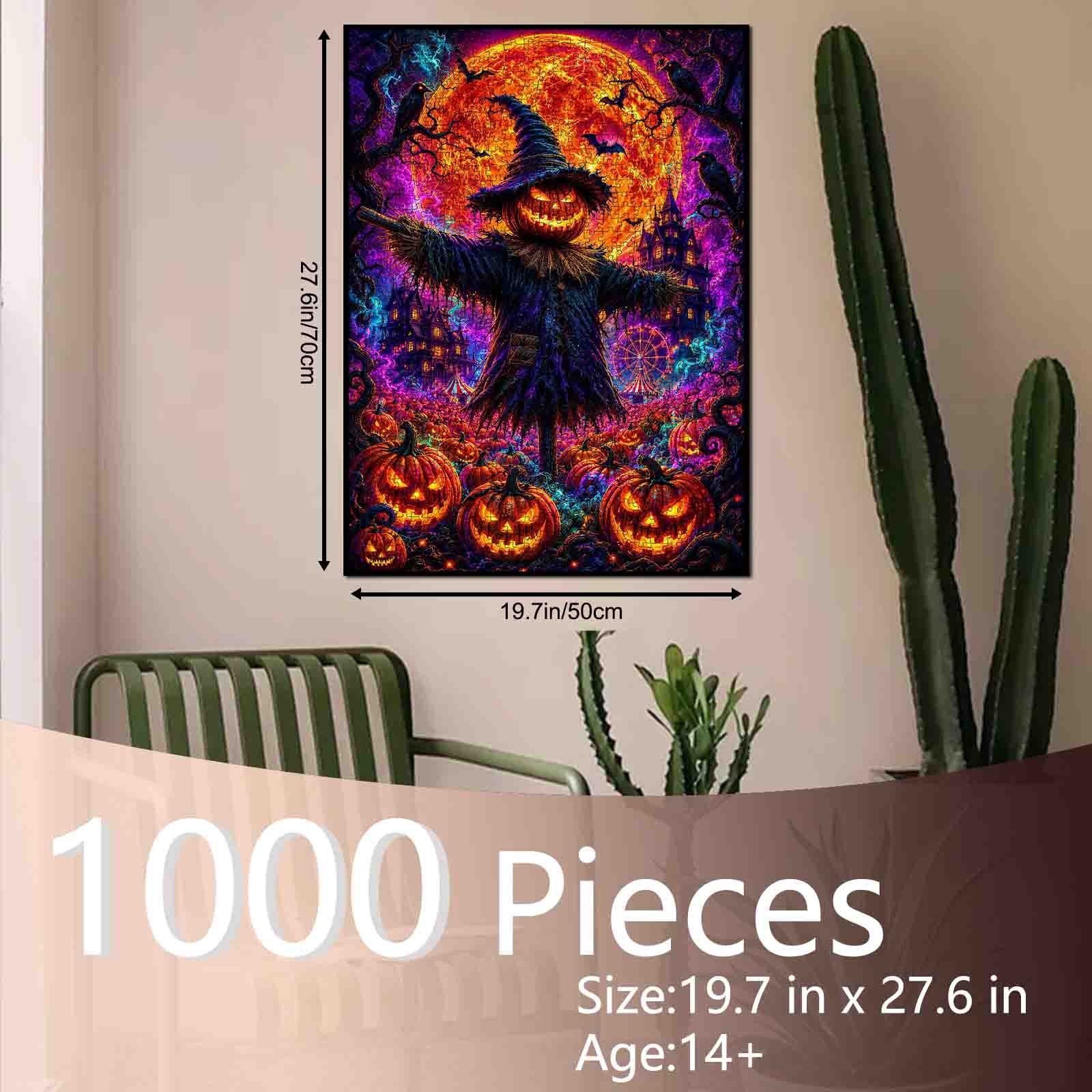 tucocoo-pumpkin-scarecrow-puzzle-1000-teile-halloween image 5