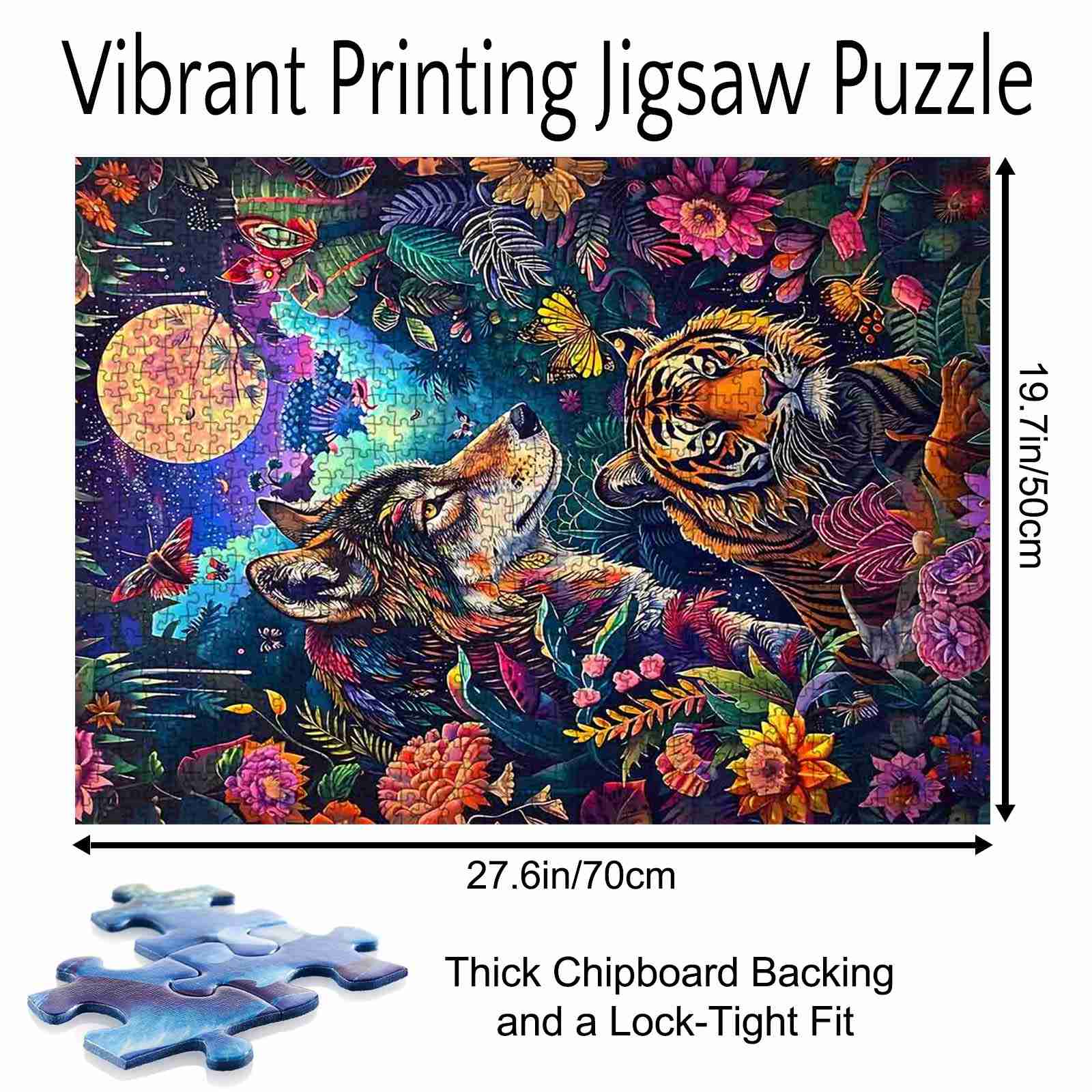 tucocoo-wolf-and-tiger-colorful-forest-puzzle-1000-teile image 5