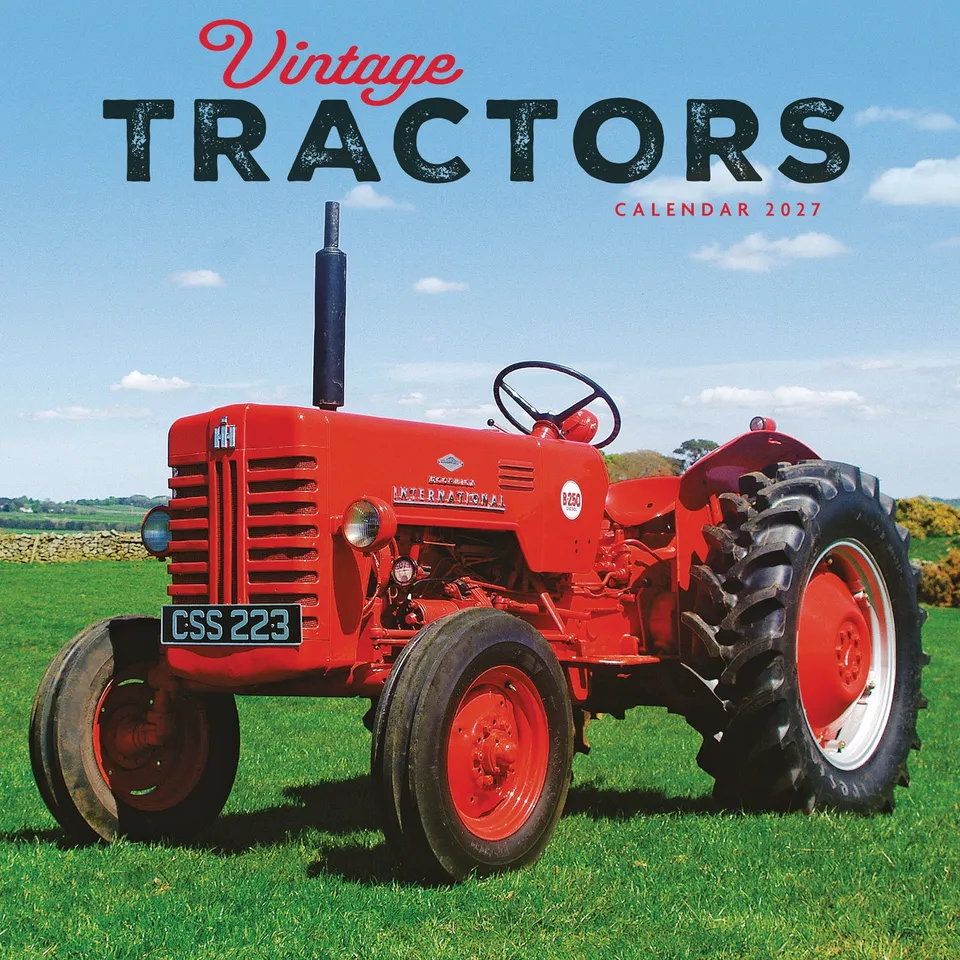 otter-house-vintage-tractors-wandkalender-2027-traktor image 1