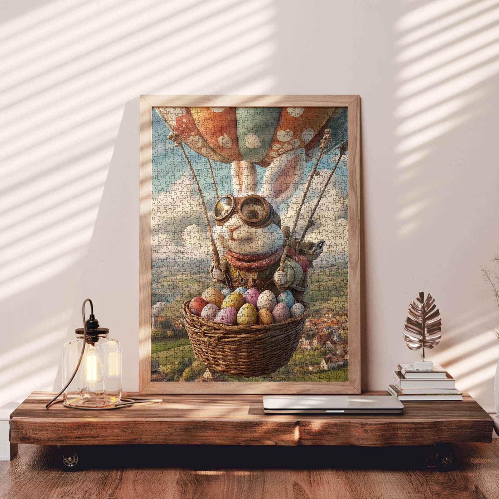 tucocoo-easter-bunny-hot-air-balloon-puzzle-1000-teile-ostern-hase image 3