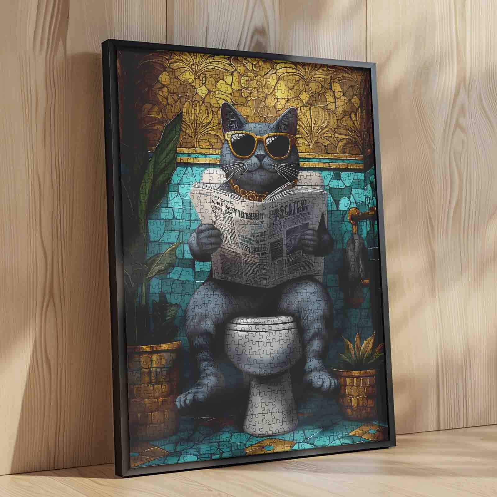tucocoo-cool-cat-bathroom-puzzle-1000-teile-katze image 4
