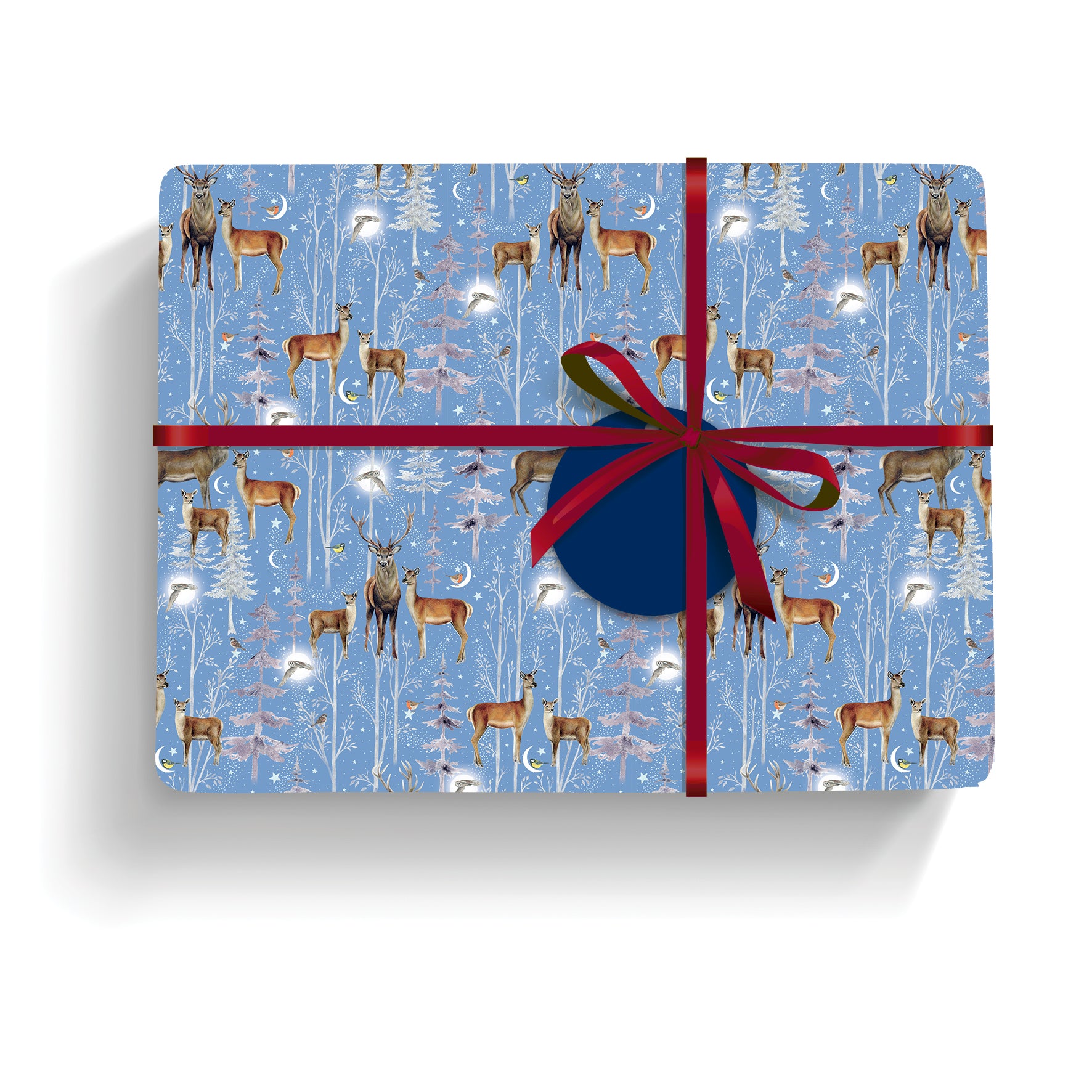 otter-house-winter-visitors-geschenkpapier-5-bogen-5-anh-nger image 3
