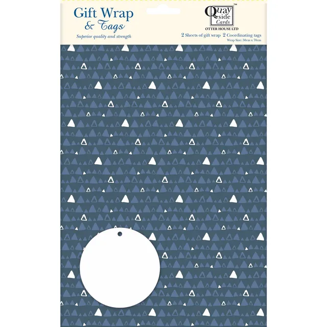 otter-house-gift-packaging-wrap-tags-pyramid-2-bogen-muster image 1