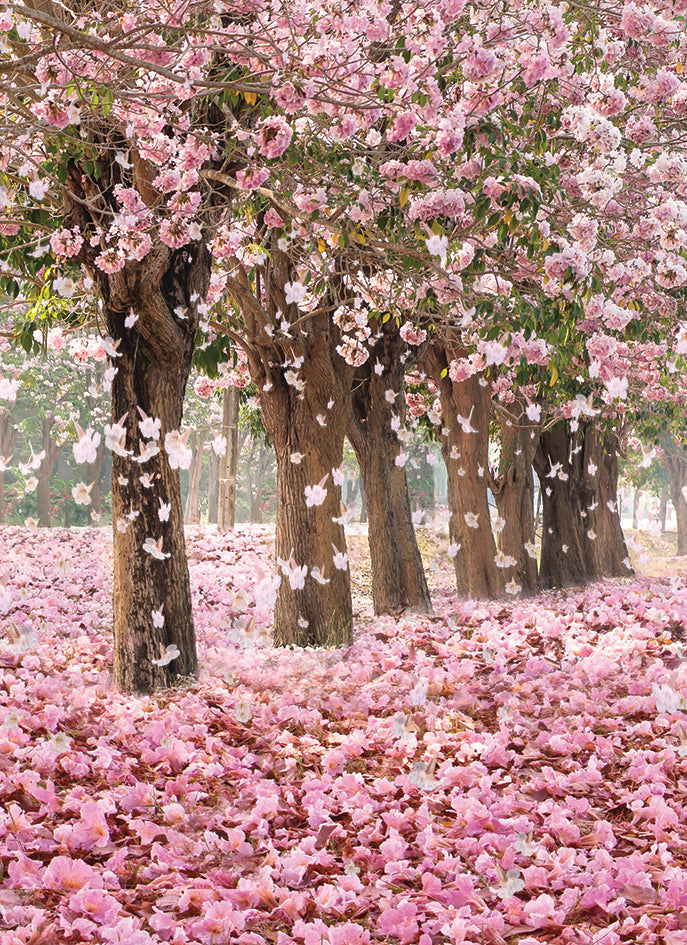 otter-house-beautiful-blanks-blossom-trees-grusskarte-blumen image 1