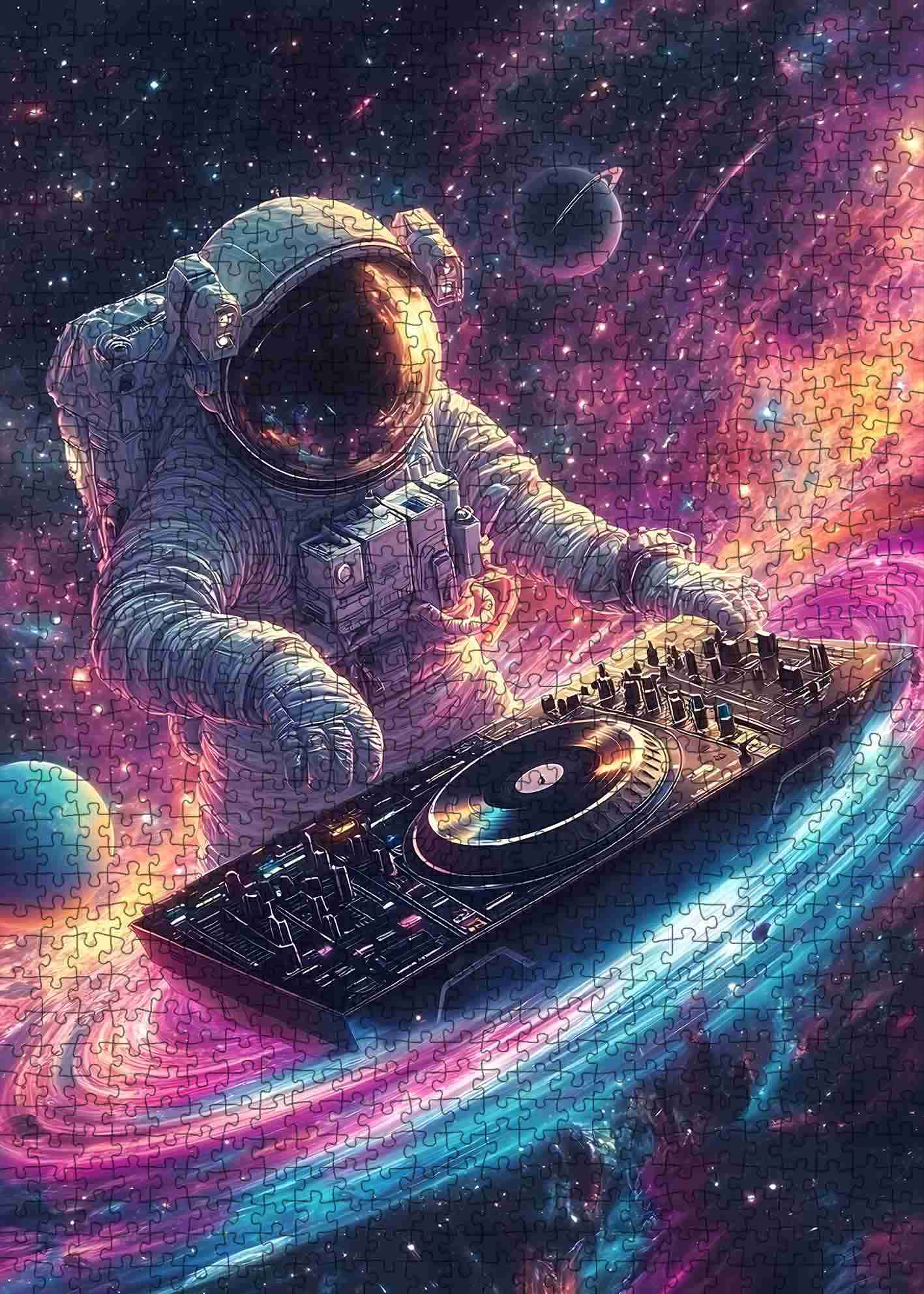 tucocoo-jigsaw-puzzles-astronaut-dj-puzzle-1000-teile image 2