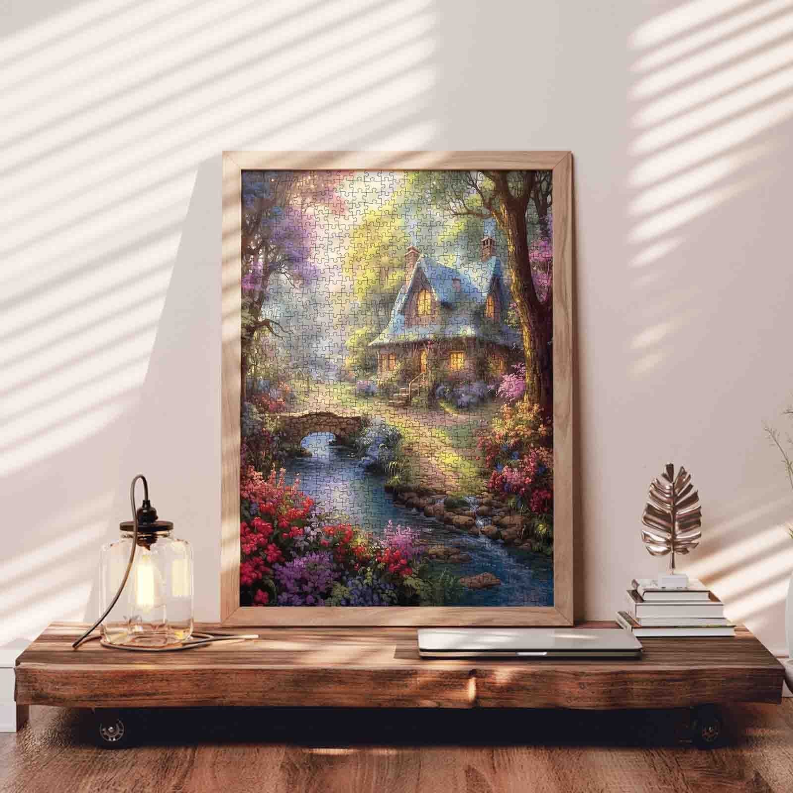 tucocoo-charming-cottage-garden-puzzle-1000-teile-landschaft image 3