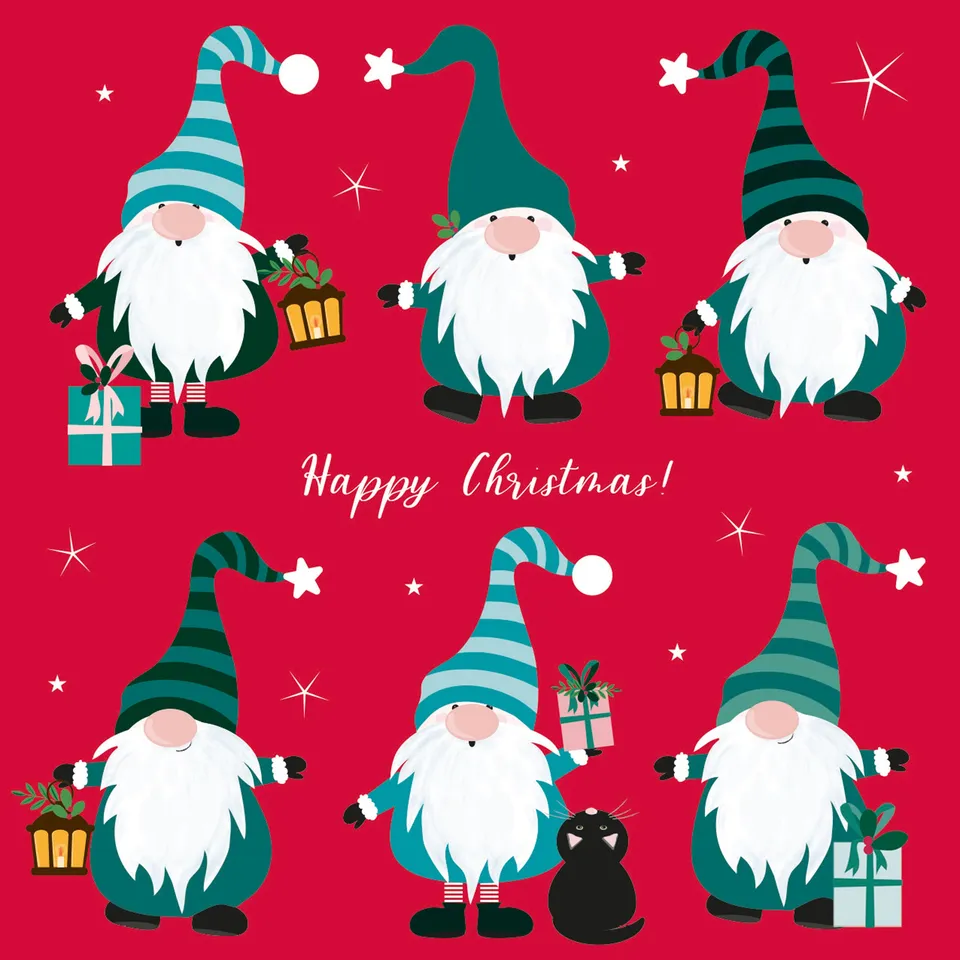 otter-house-little-gonks-weihnachtskarten-spenden-set image 1
