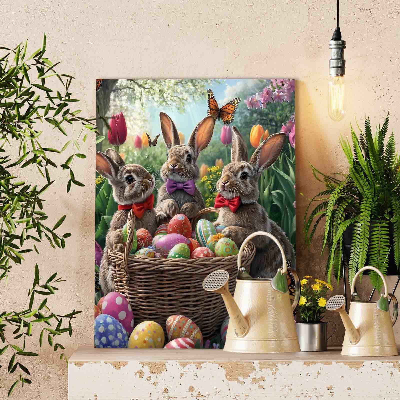 tucocoo-easter-bunny-trio-malen-nach-zahlen-40x50cm-ostern image 2