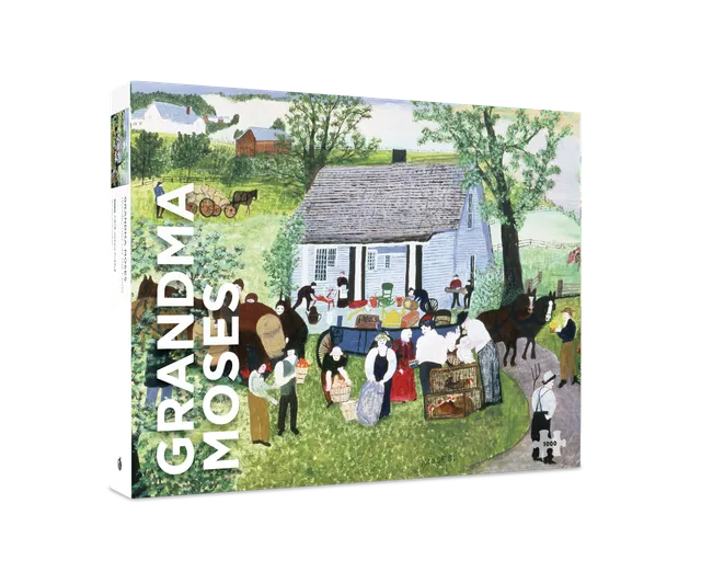 pomegranate-grandma-moses-moving-day-on-the-farm-puzzle-1000-teile image 1