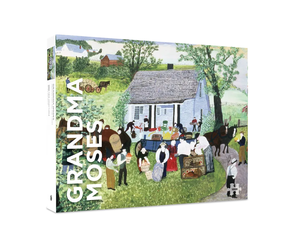 pomegranate-grandma-moses-moving-day-on-the-farm-puzzle-1000-teile image 1