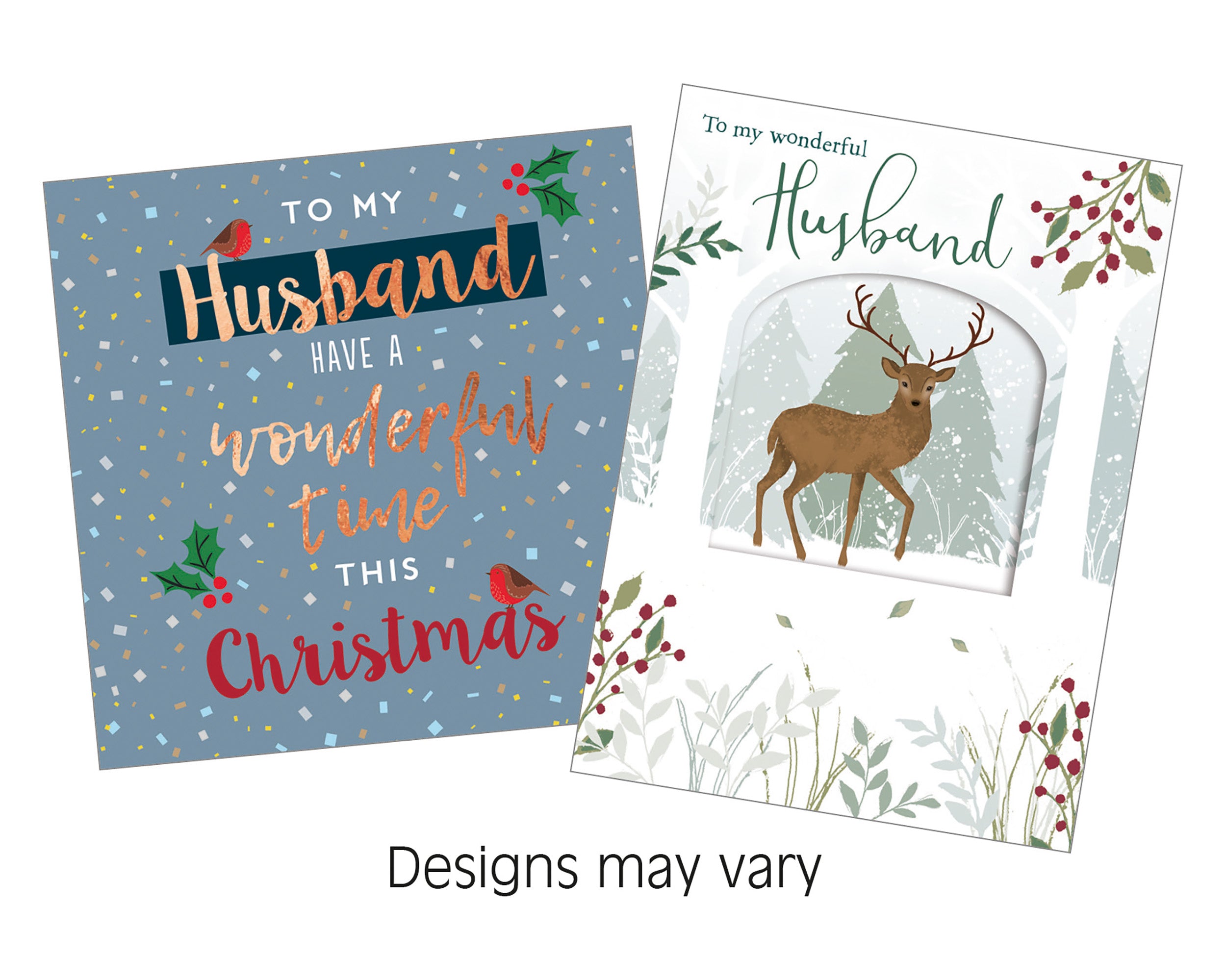 otter-house-husband-weihnachtskarte-einzeln-f-r-ehemann image 1