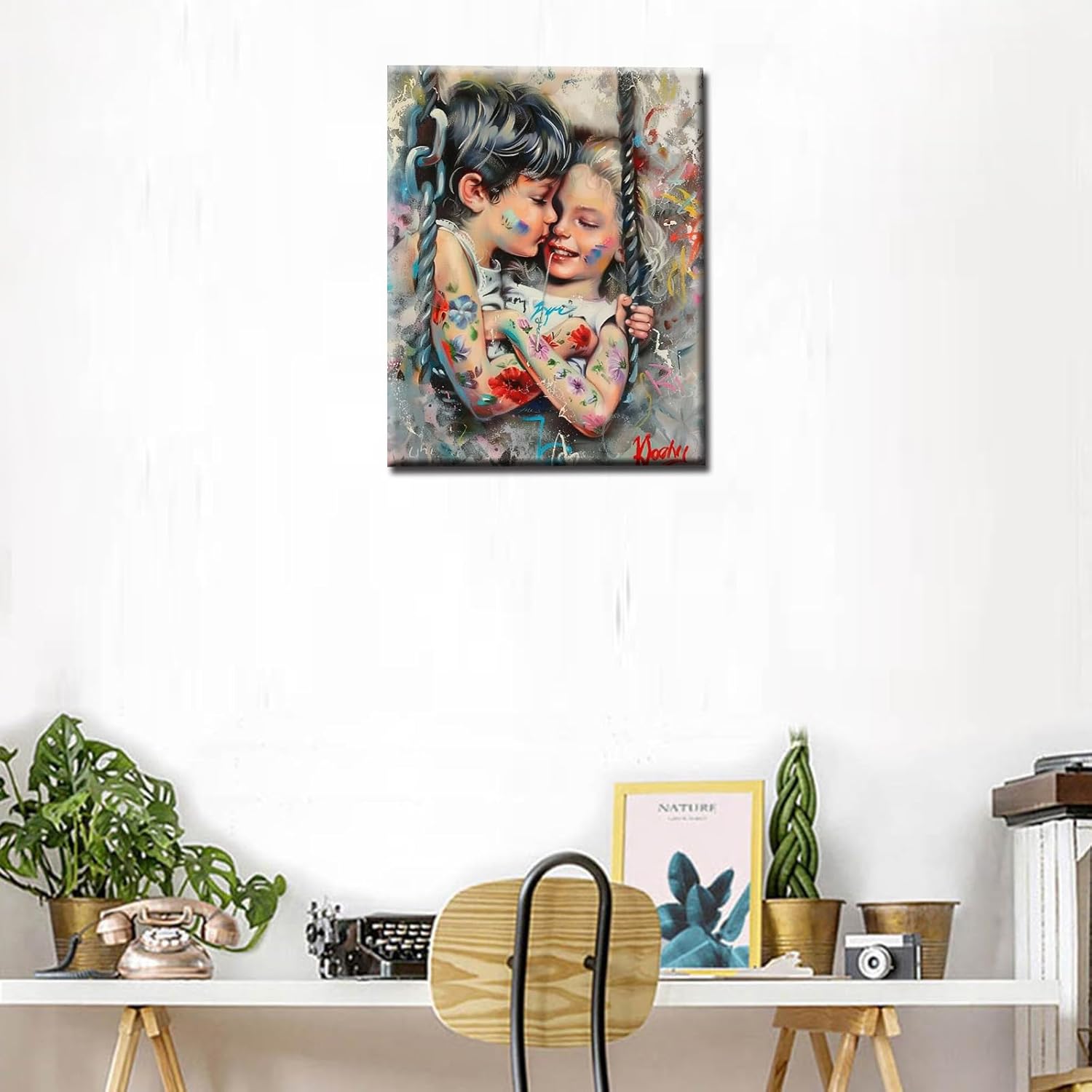 tucocoo-girl-boy-kissing-graffiti-malen-nach-zahlen-40x50cm image 3