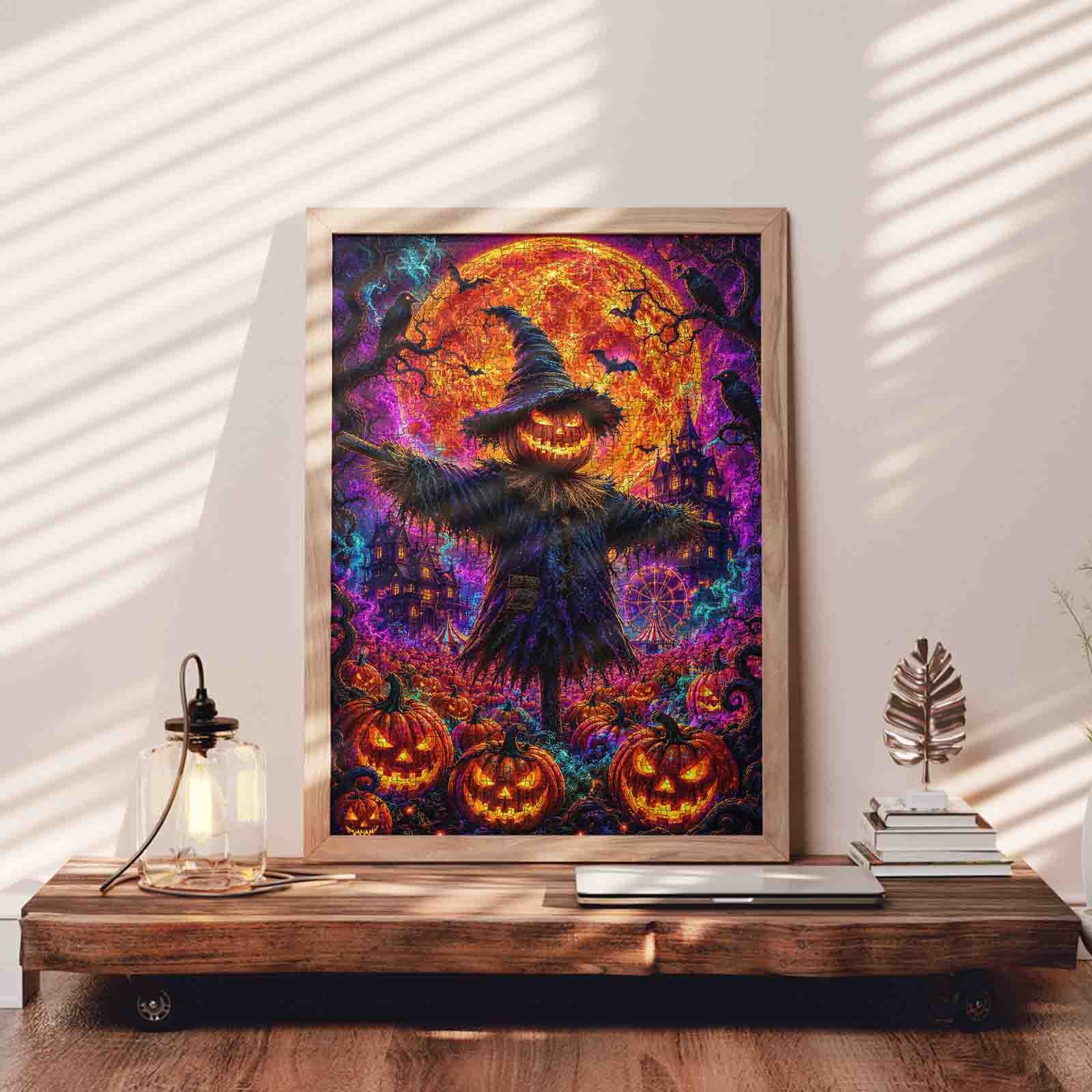 tucocoo-pumpkin-scarecrow-puzzle-1000-teile-halloween image 3