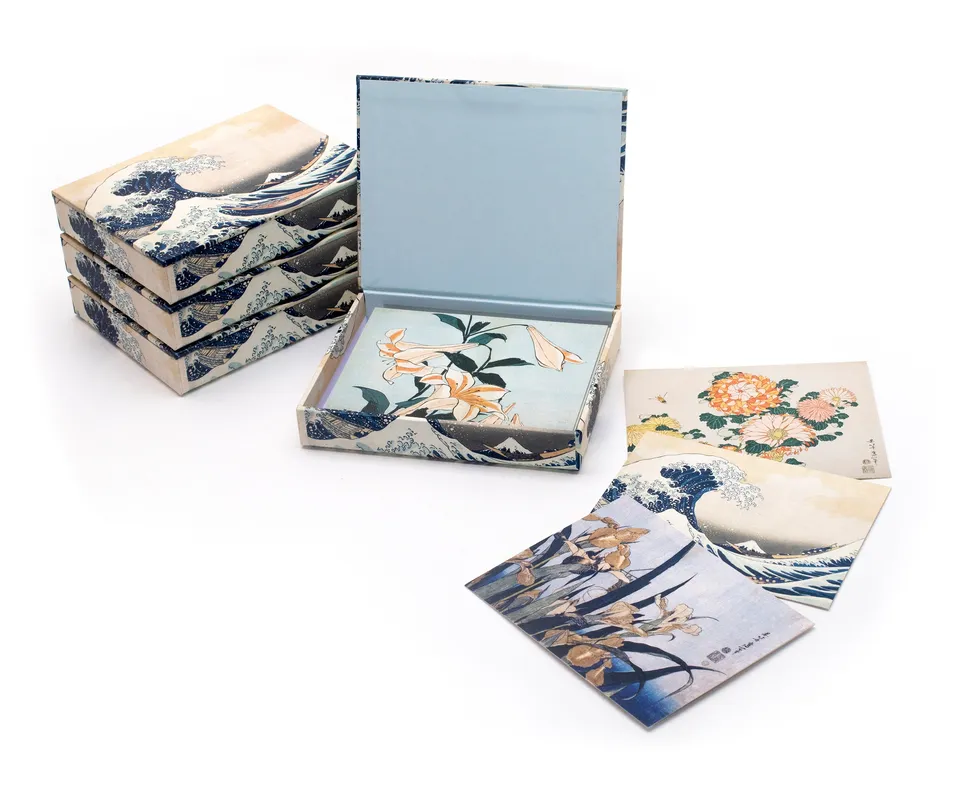 pomegranate-hokusai-keepsake-box-notecards-welle-20er image 1