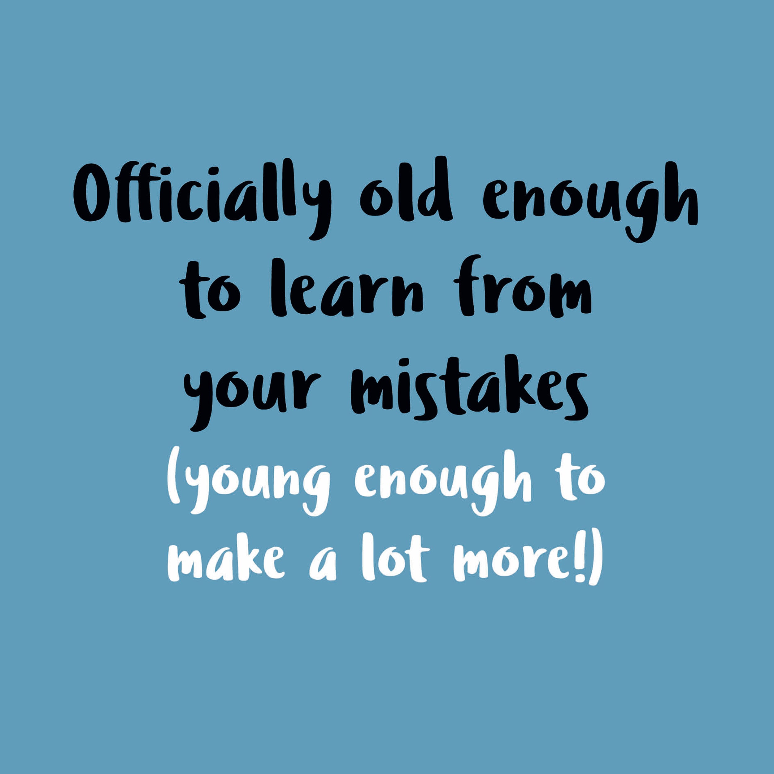 otter-house-you-ve-got-to-laugh-geburtstagskarte-learn-from-mistakes image 1