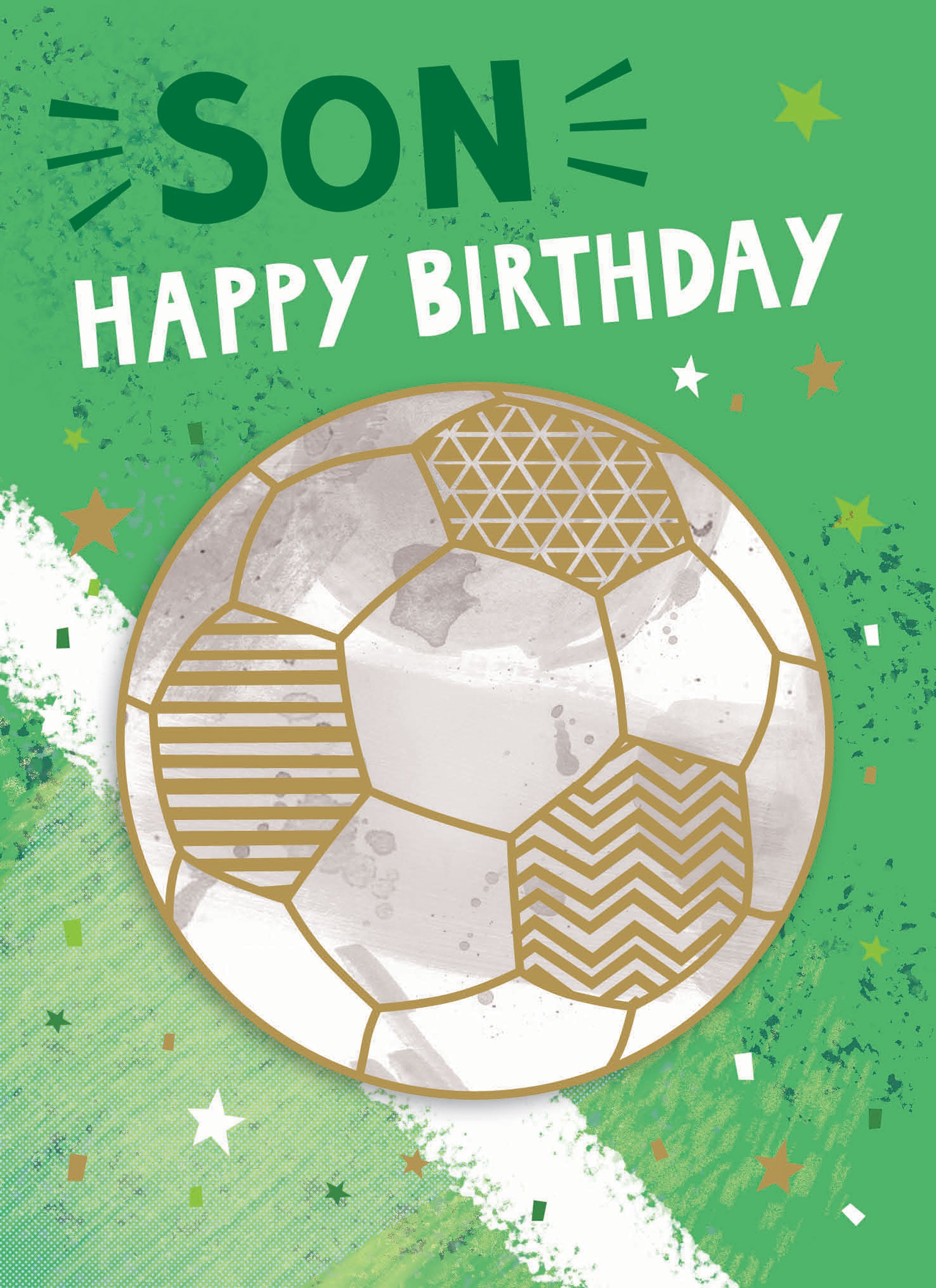 otter-house-family-circle-son-football-geburtstagskarte-sohn image 1