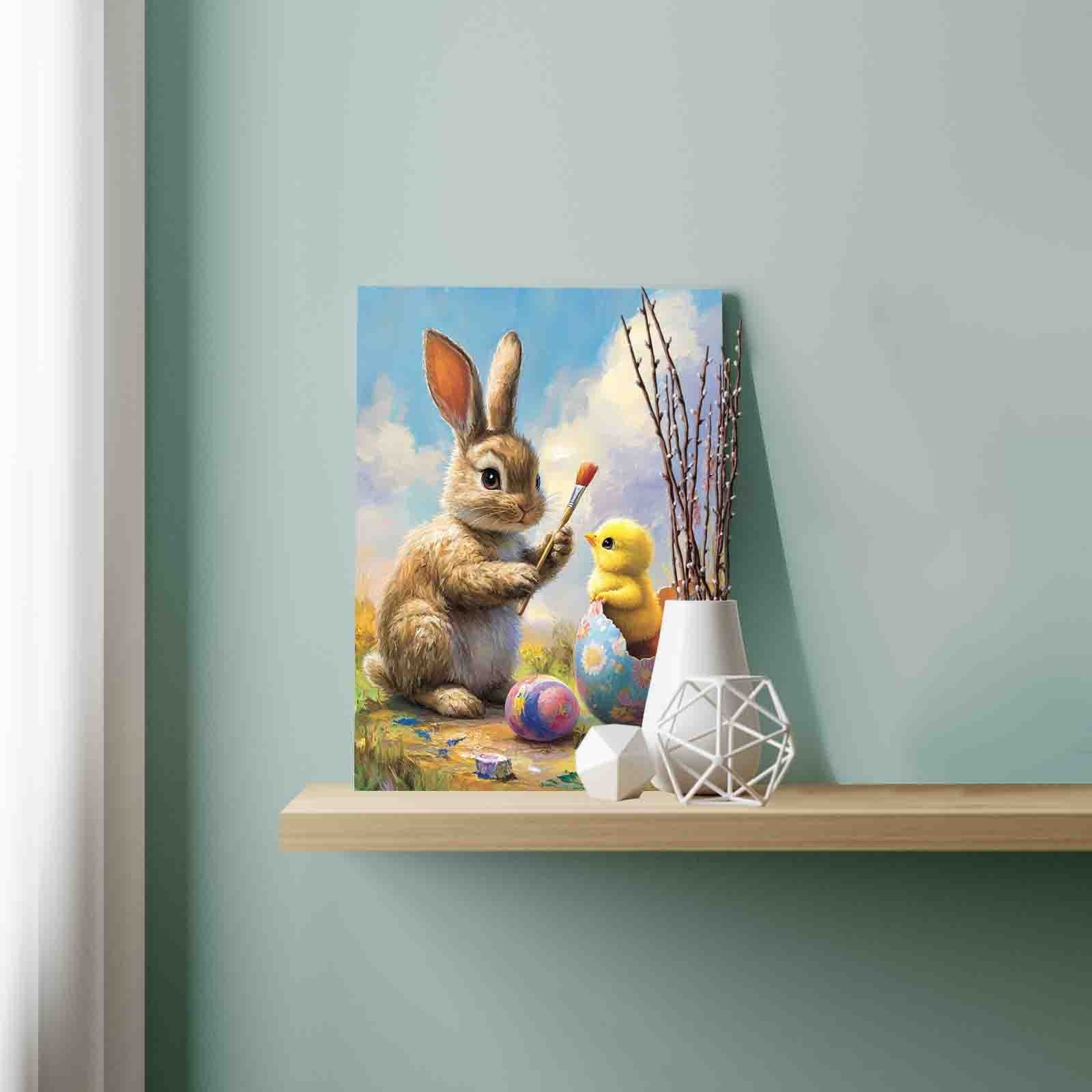 tucocoo-bunny-and-chick-s-first-painting-malen-nach-zahlen-40x50 image 3