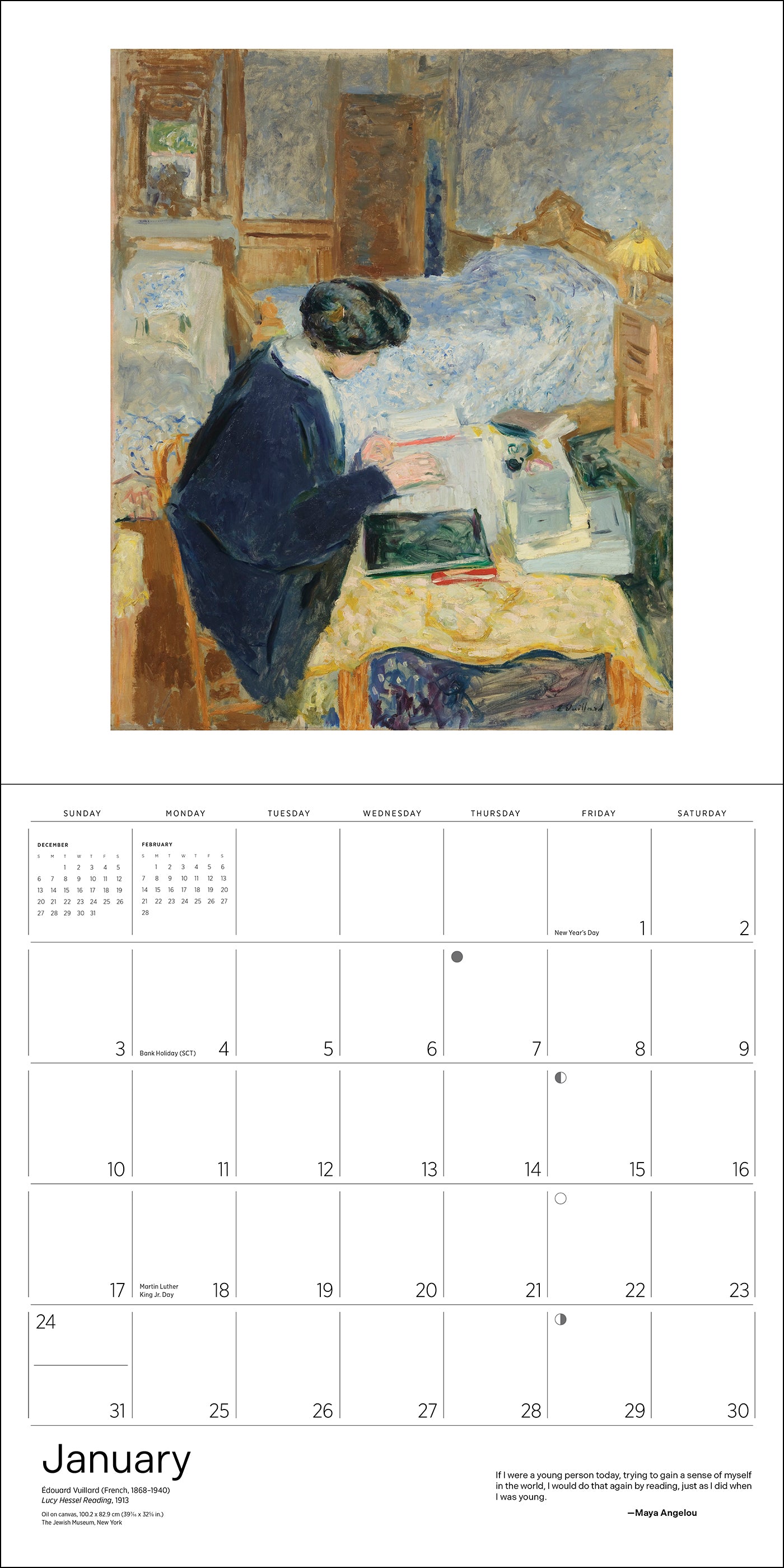 pomegranate-reading-woman-2027-wandkalender-literatur image 3