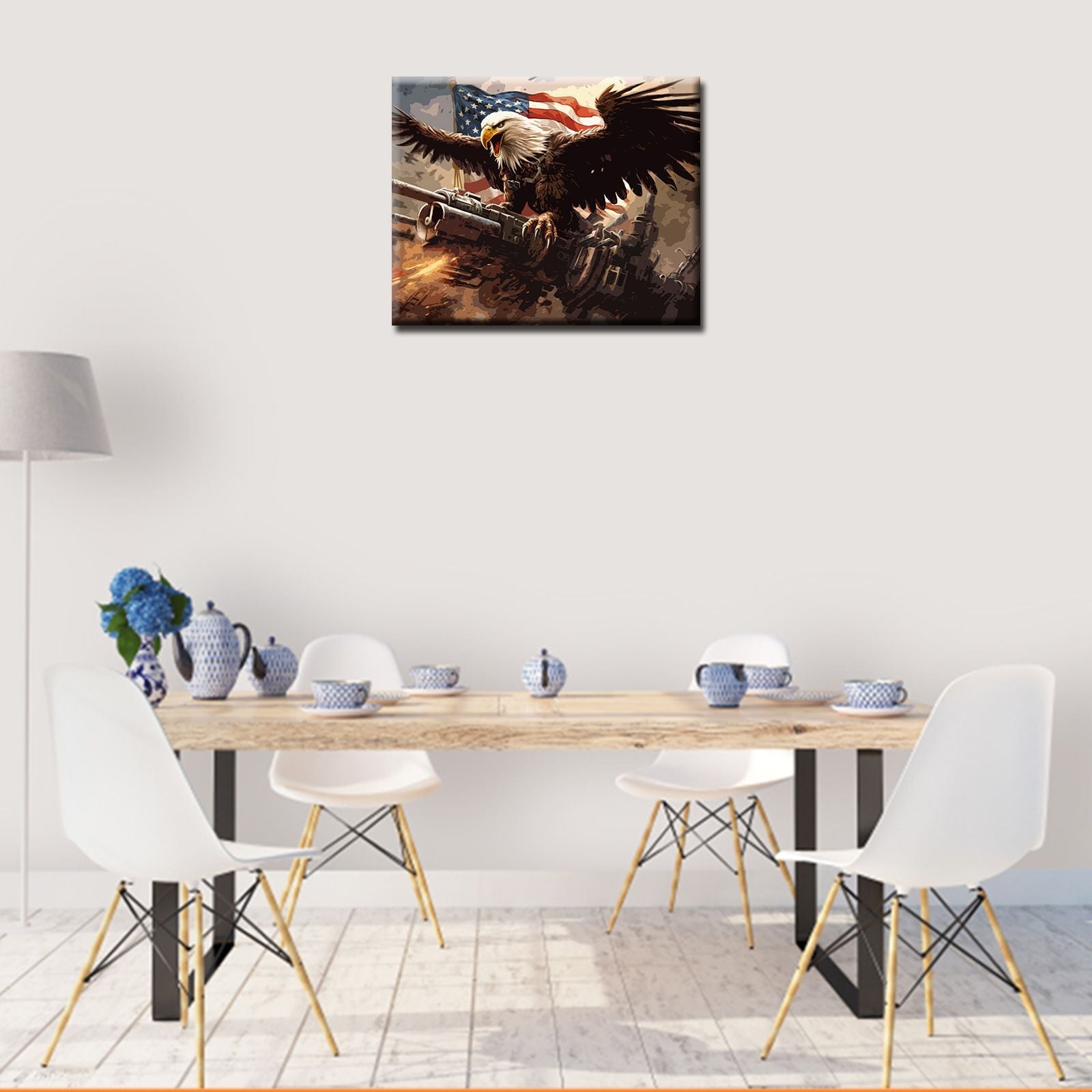 tucocoo-bald-eagle-cannon-flag-malen-nach-zahlen-40x50 image 3