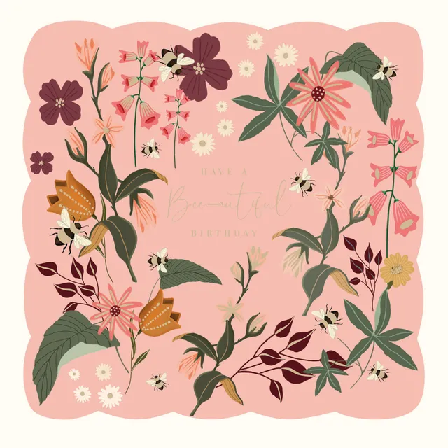 otter-house-fairy-bells-gru-karte-bee-catchers-floral image 1