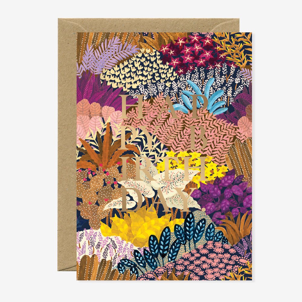all-the-ways-to-say-prairie-geburtstagskarte-a6-blumen-gold image 1