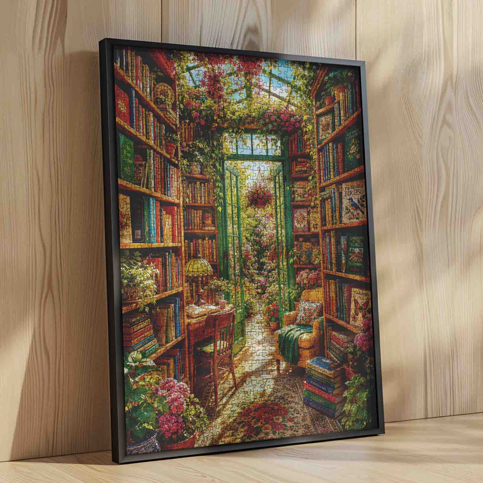 tucocoo-secret-garden-library-puzzle-1000-teile-bibliothek image 4