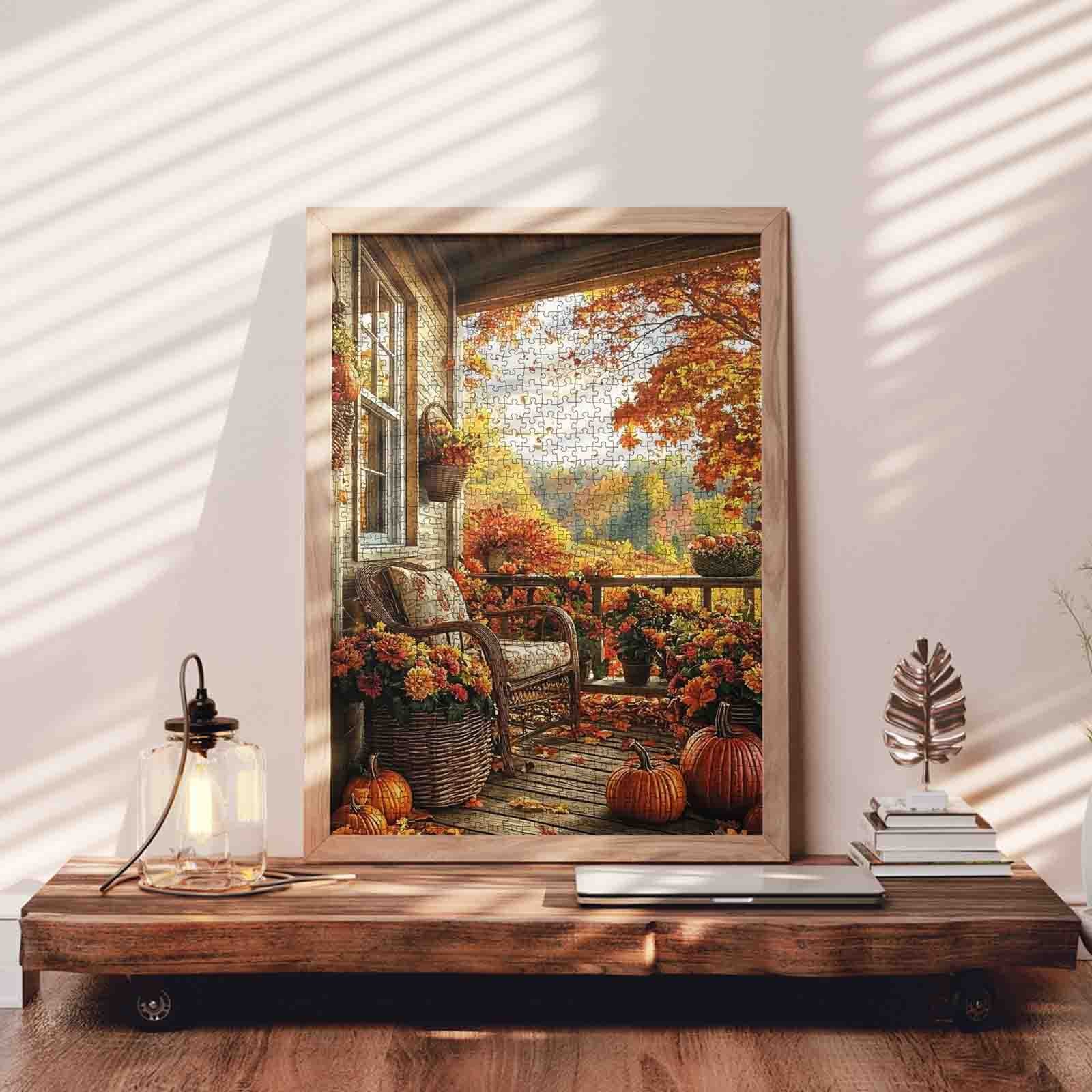 tucocoo-autumn-porch-serenity-puzzle-1000-teile-herbst image 3