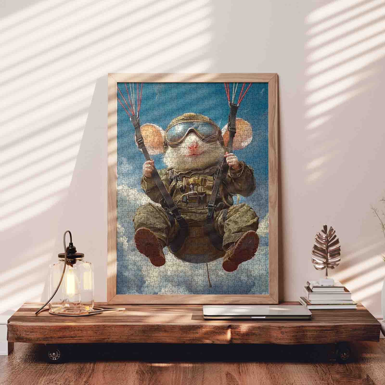 tucocoo-jigsaw-skydiving-mouse-adventure-puzzle-1000-teile-maus image 3