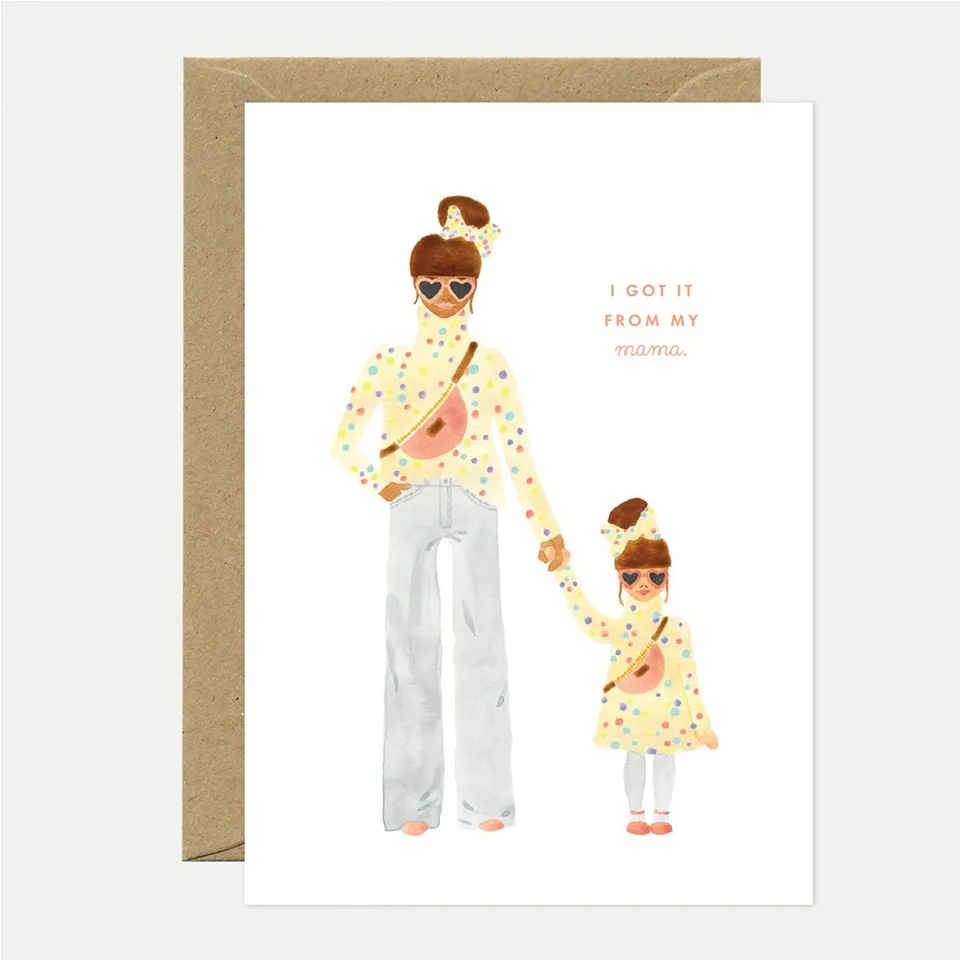 all-the-ways-to-say-mama-daughter-muttertagskarte-a6 image 1