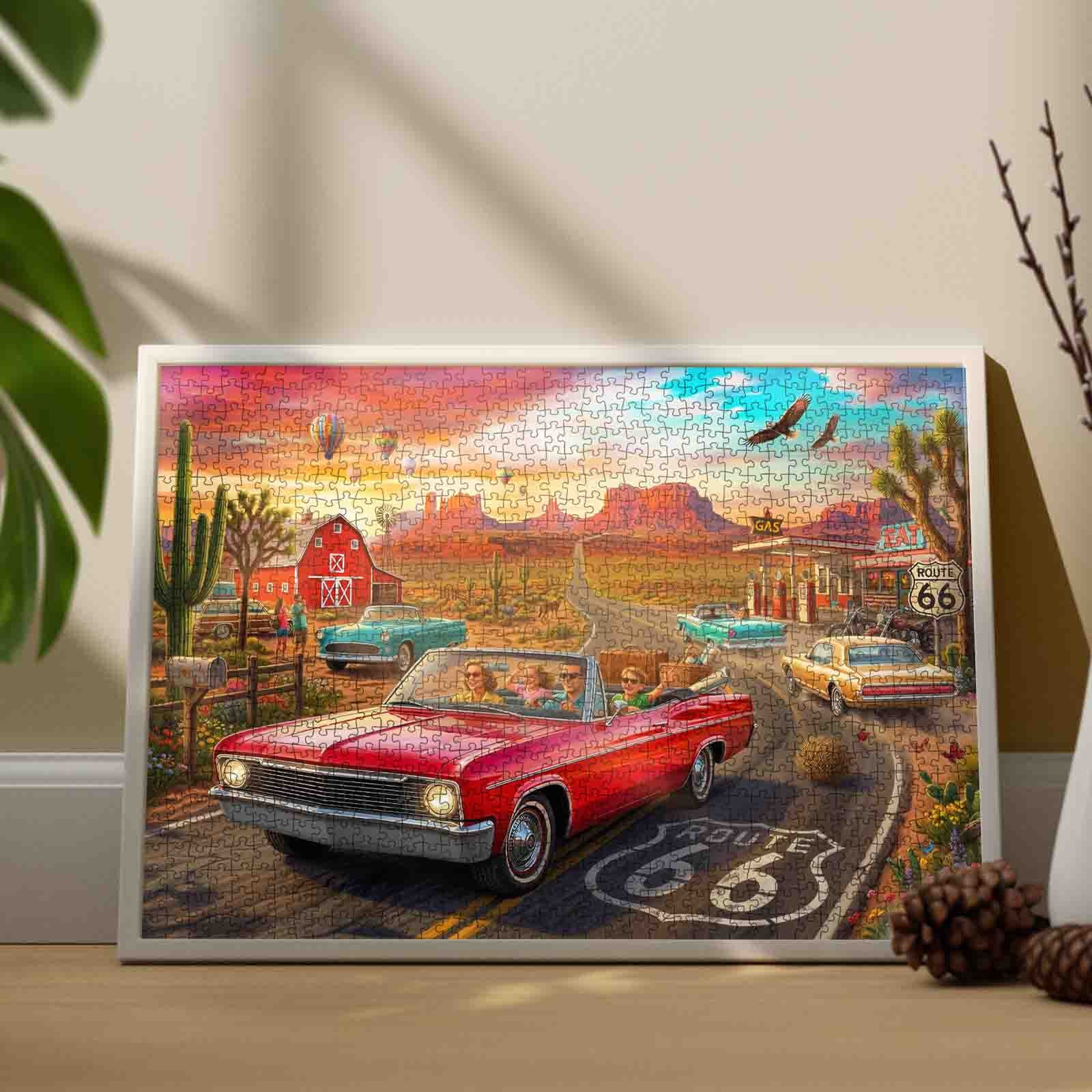 tucocoo-route-66-road-trip-puzzle-1000-teile-retro image 3