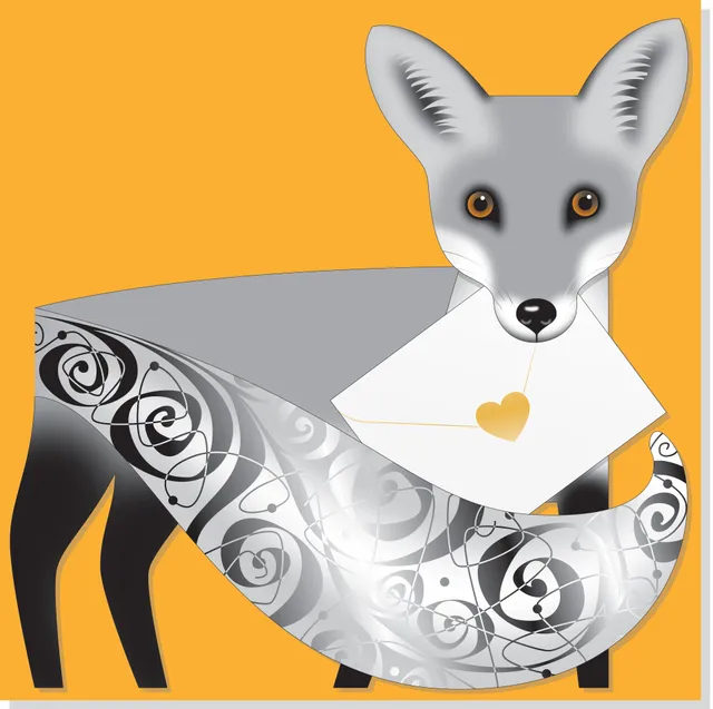 otter-house-special-delivery-gru-karte-fuchs-silver-3d image 1