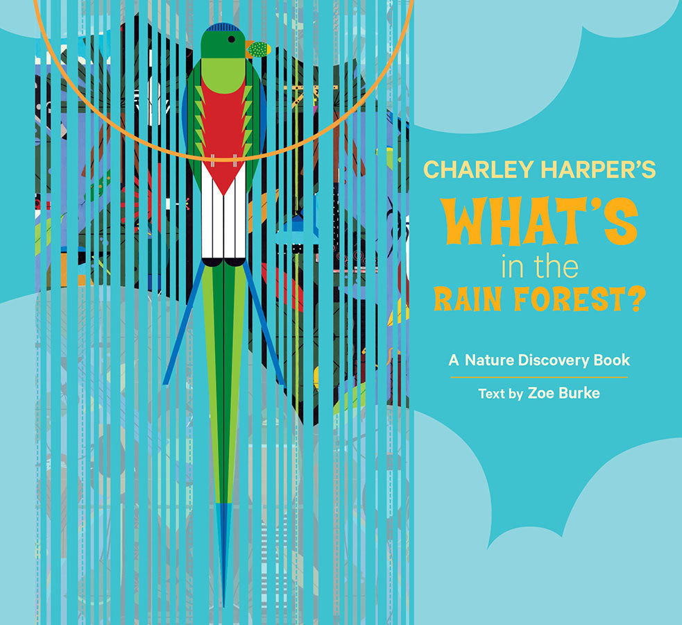 pomegranate-charley-harper-what-s-in-rain-forest-kinderbuch image 1