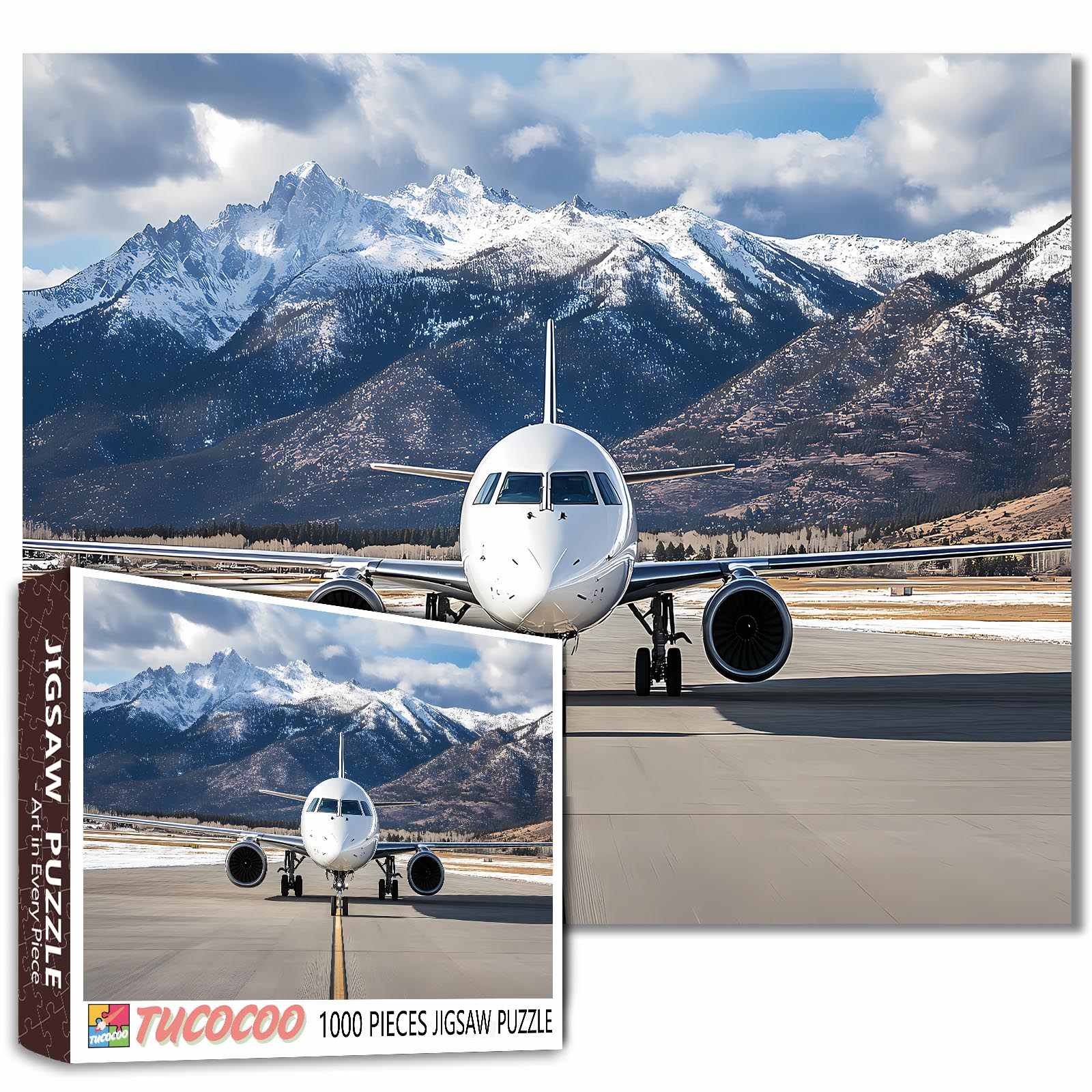 tucocoo-runway-takeoff-airplane-puzzle-1000-teile-flugzeug image 1