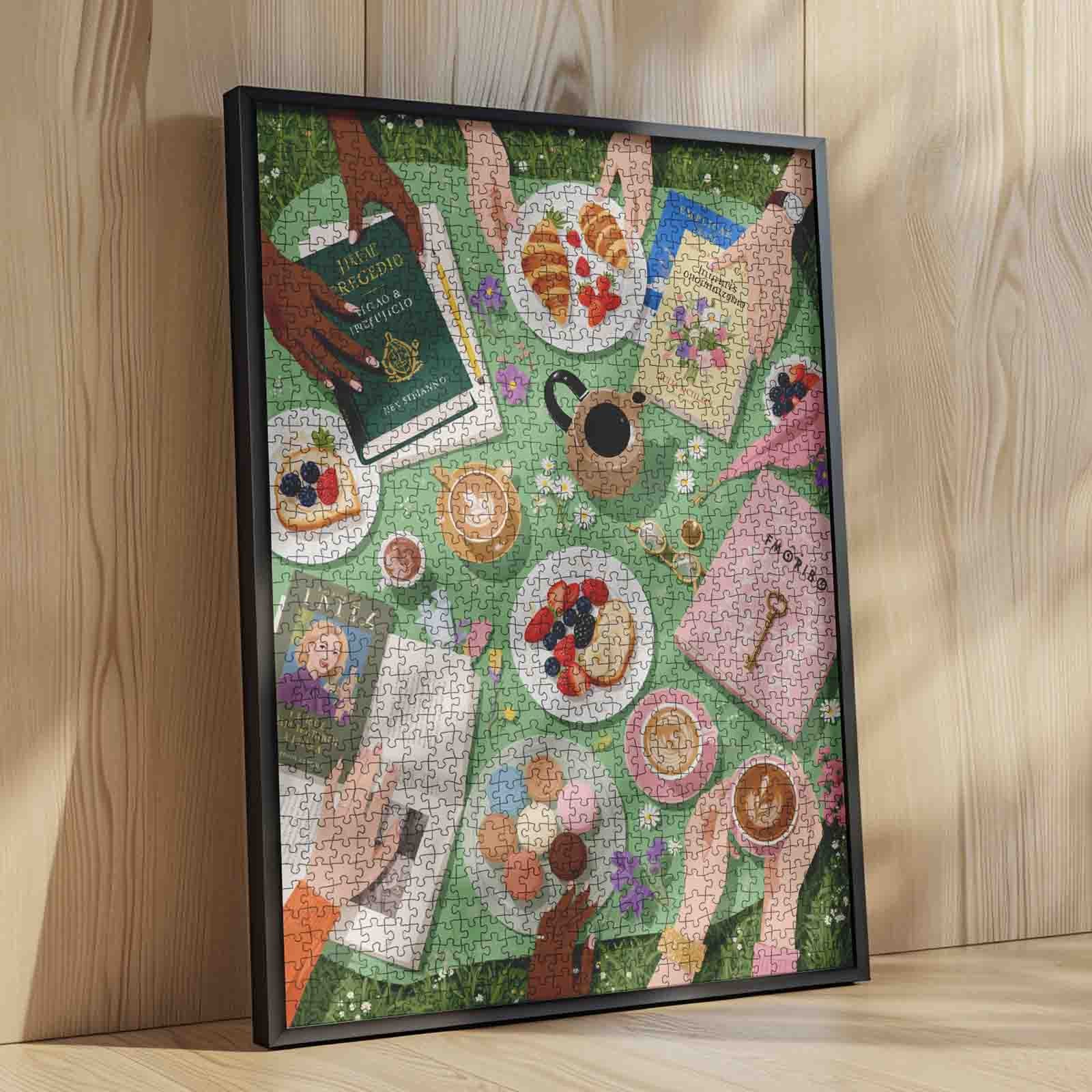 tucocoo-garden-book-club-picnic-puzzle-1000-teile-garten image 4