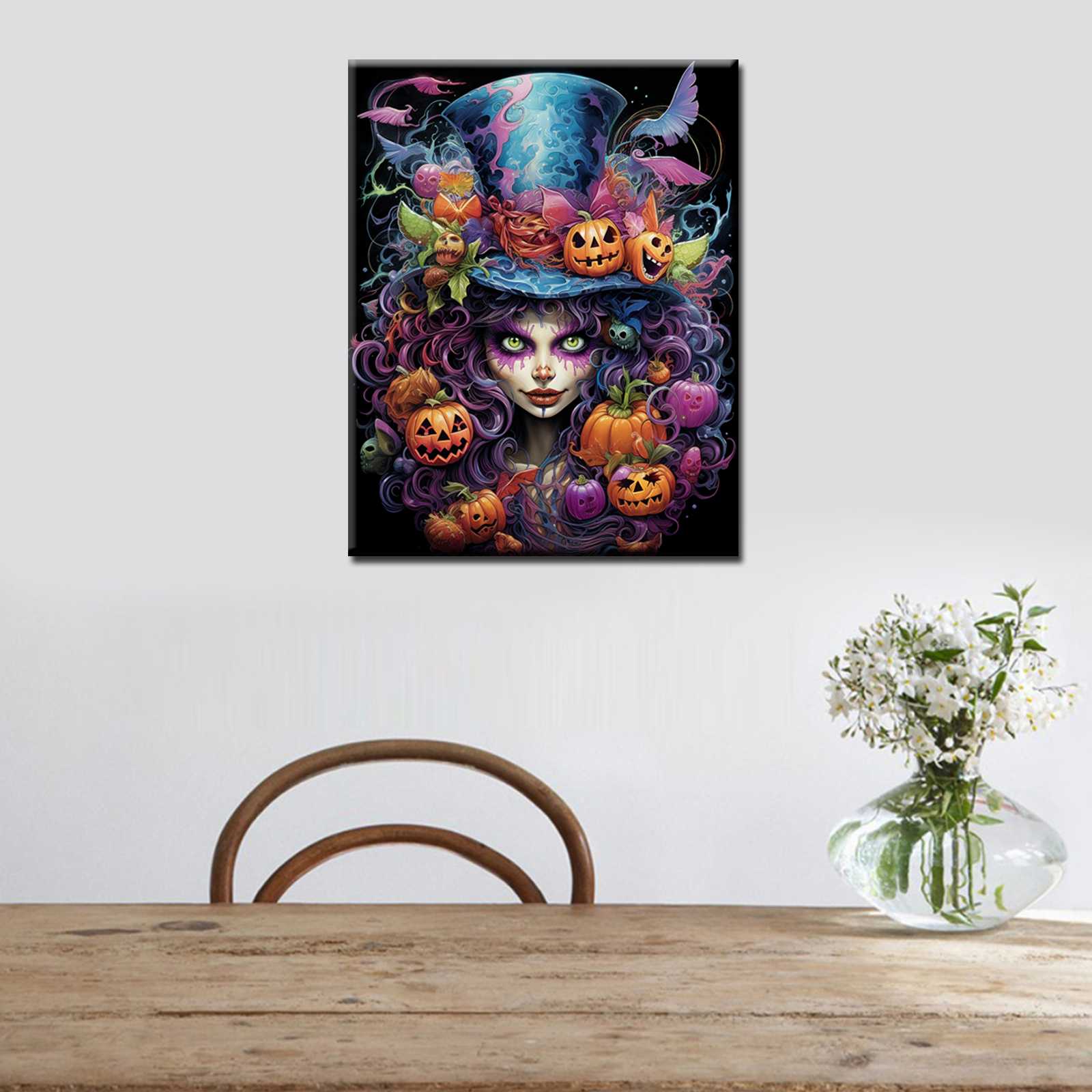 tucocoo-paint-by-numbers-halloween-witch-malset-40x50-k-rbis-hut image 3