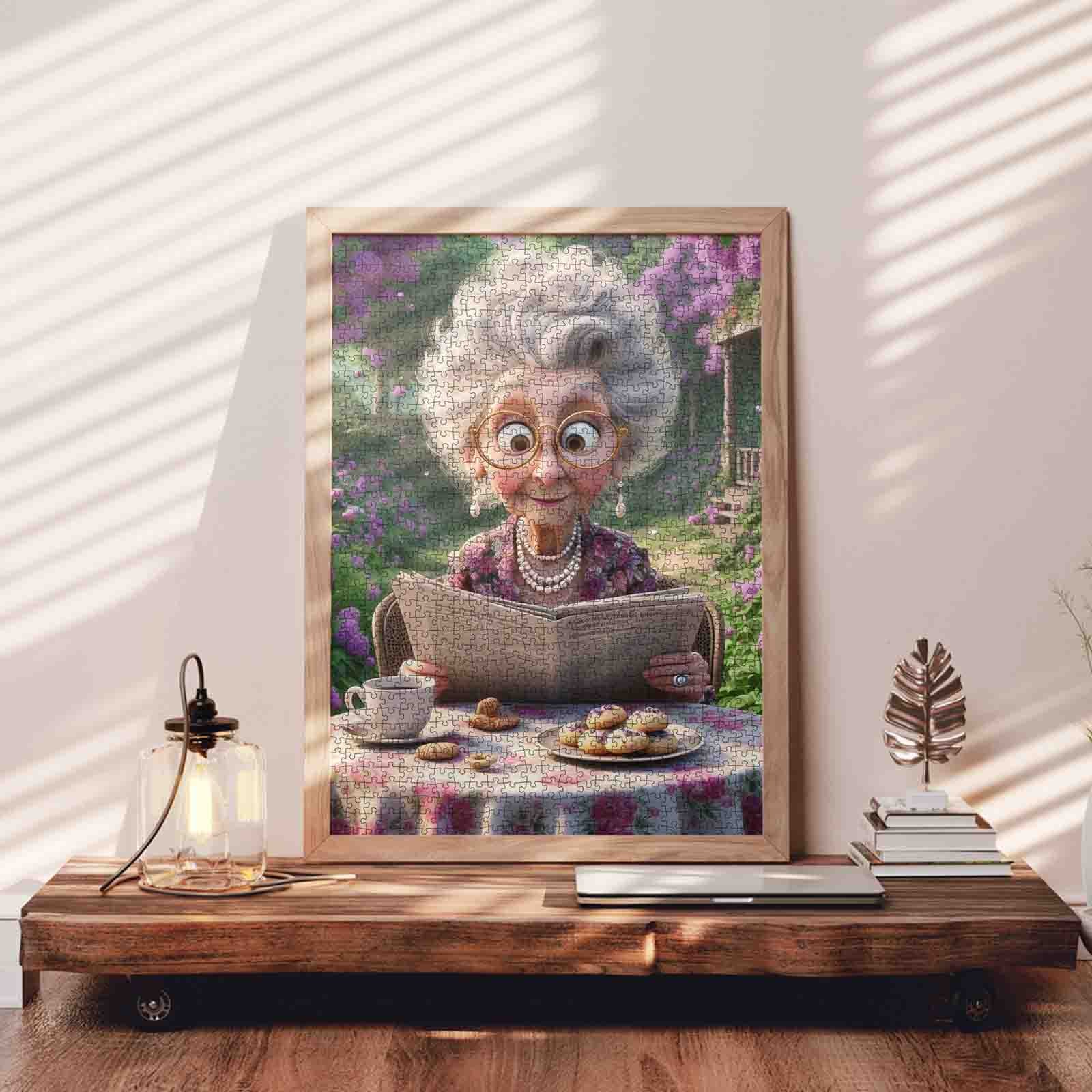 tucocoo-jigsaw-puzzles-grandma-s-garden-tea-time-puzzle-1000-t image 3