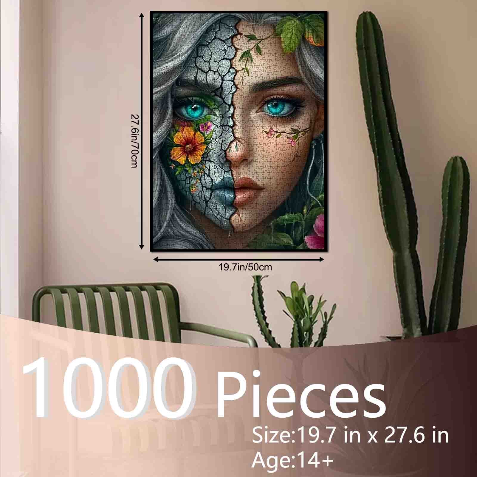 tucocoo-broken-beauty-fantasy-woman-puzzle-1000-teile image 5