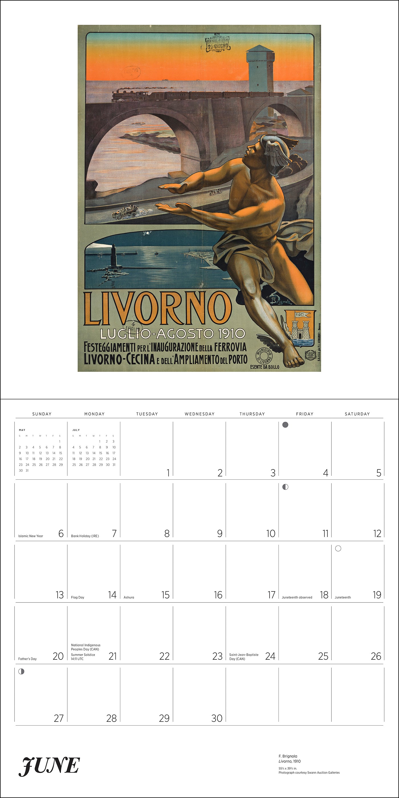 pomegranate-italy-vintage-travel-posters-2027-wandkalender image 2